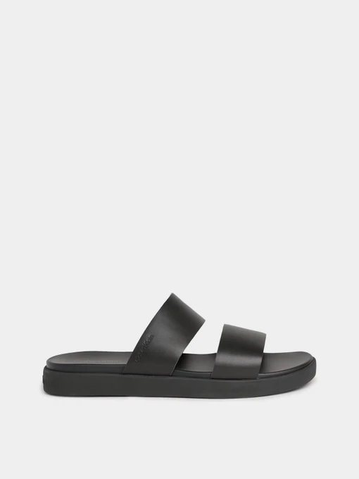 Шлёпанцы Calvin Klein Double Strap модель HM0HM01414-BEH Фото
