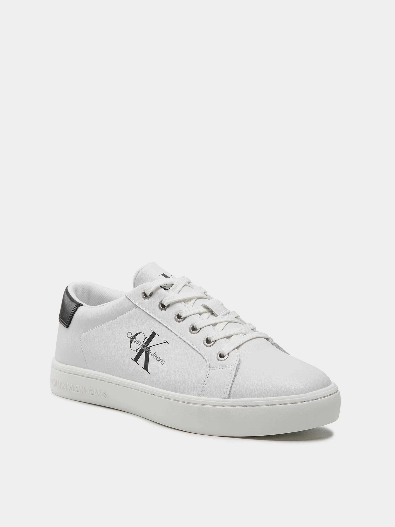 Кеды Calvin Klein Classic Cupsole Laceup Low Lth модель YM0YM00491-YAF Кеды Calvin Klein Classic Cupsole Laceup Low Lth модель YM0YM00491-YAF Фото