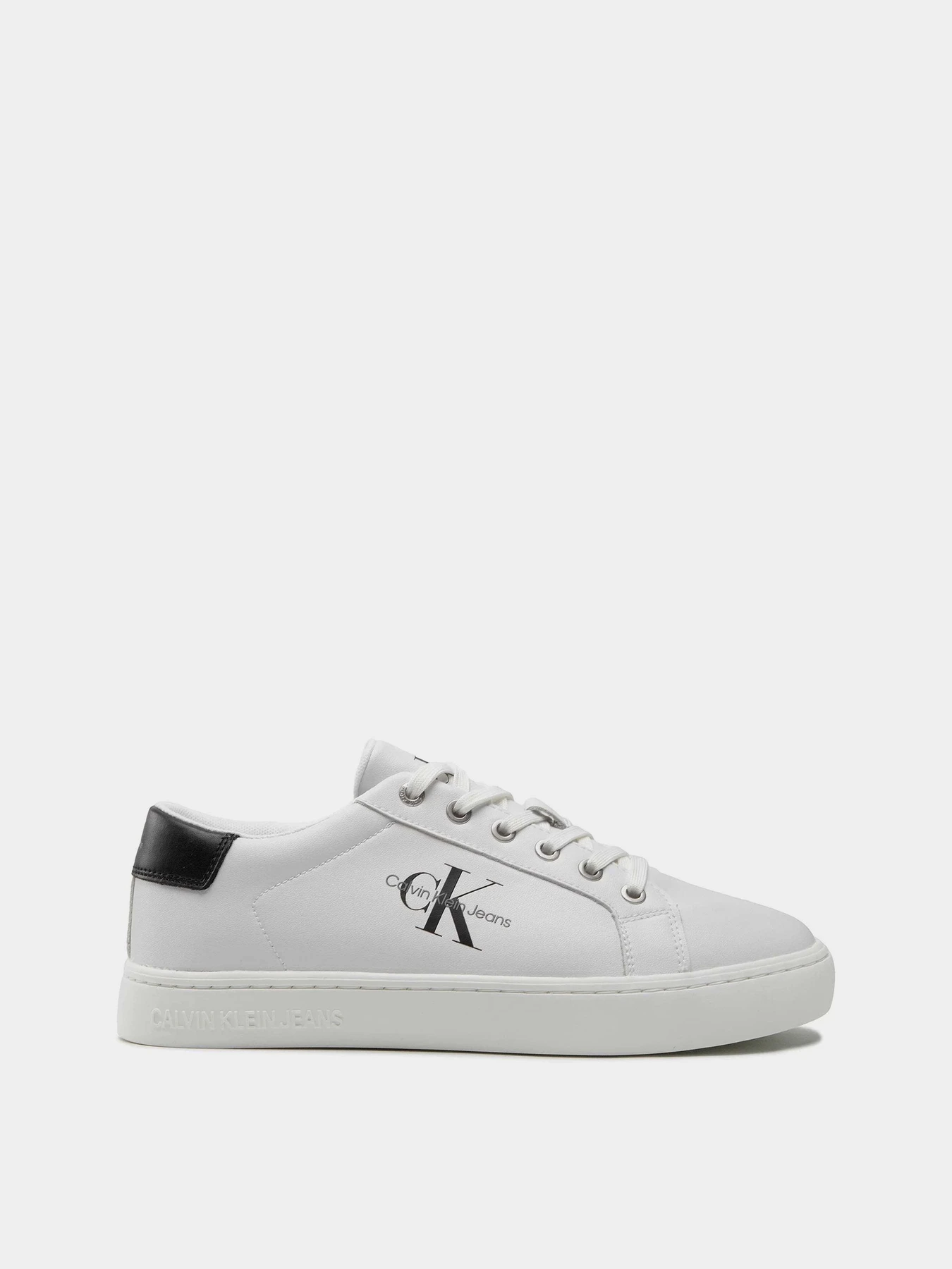 Кеды Calvin Klein Classic Cupsole Laceup Low Lth модель YM0YM00491-YAF Кеды Calvin Klein Classic Cupsole Laceup Low Lth модель YM0YM00491-YAF Фото