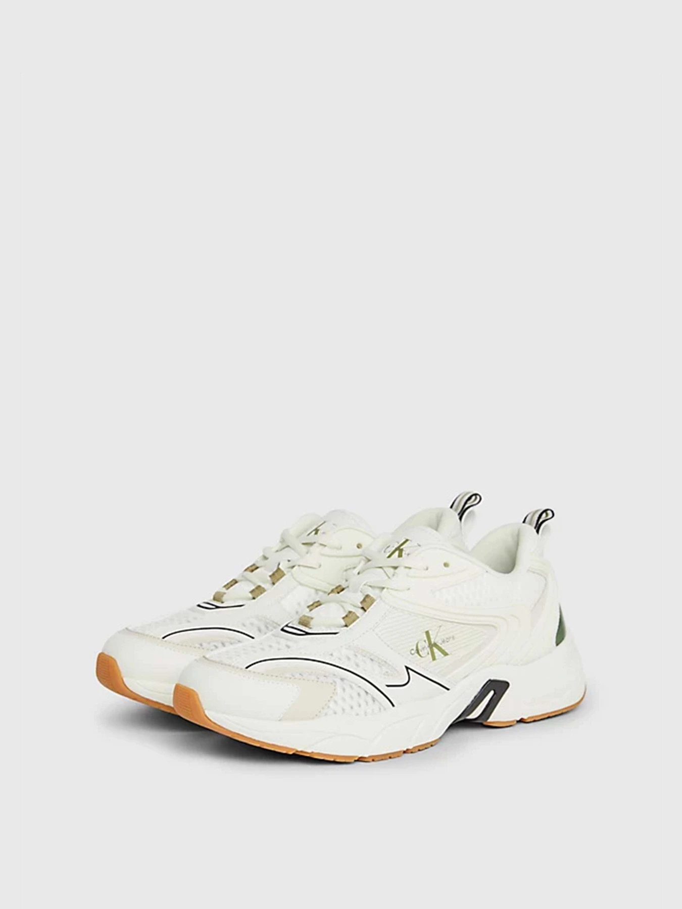 Кроссовки Calvin Klein Retro Tennis Low Mix Ml Met модель YM0YM00931-01I Фото