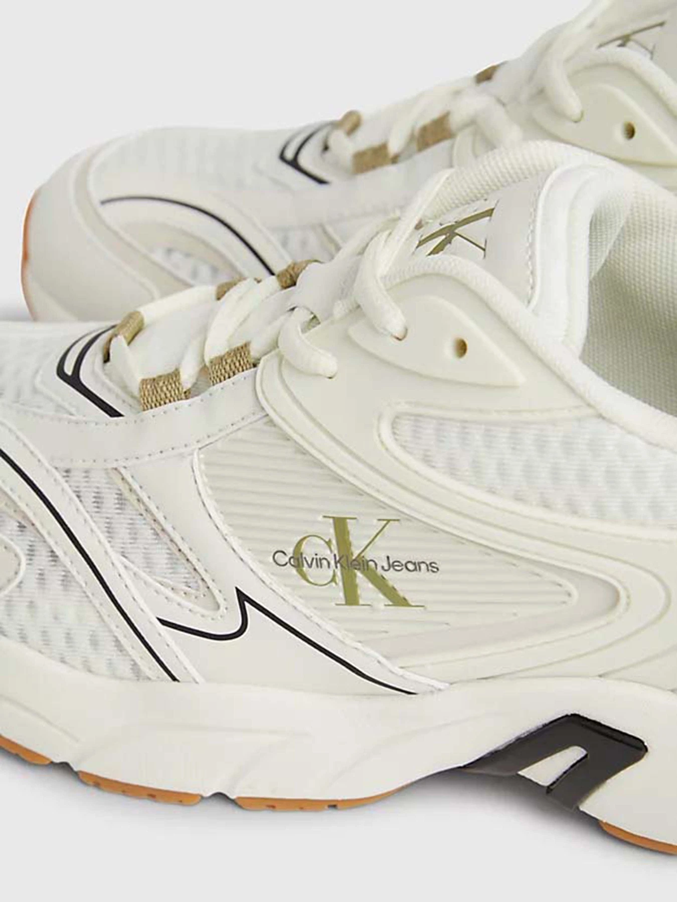 Кроссовки Calvin Klein Retro Tennis Low Mix Ml Met модель YM0YM00931-01I Фото