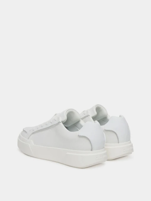 Шкіряні Чоловічі Кеди низькі Calvin Klein CHUNKY CUPSOLE LACE UP LTH PIN фото 2