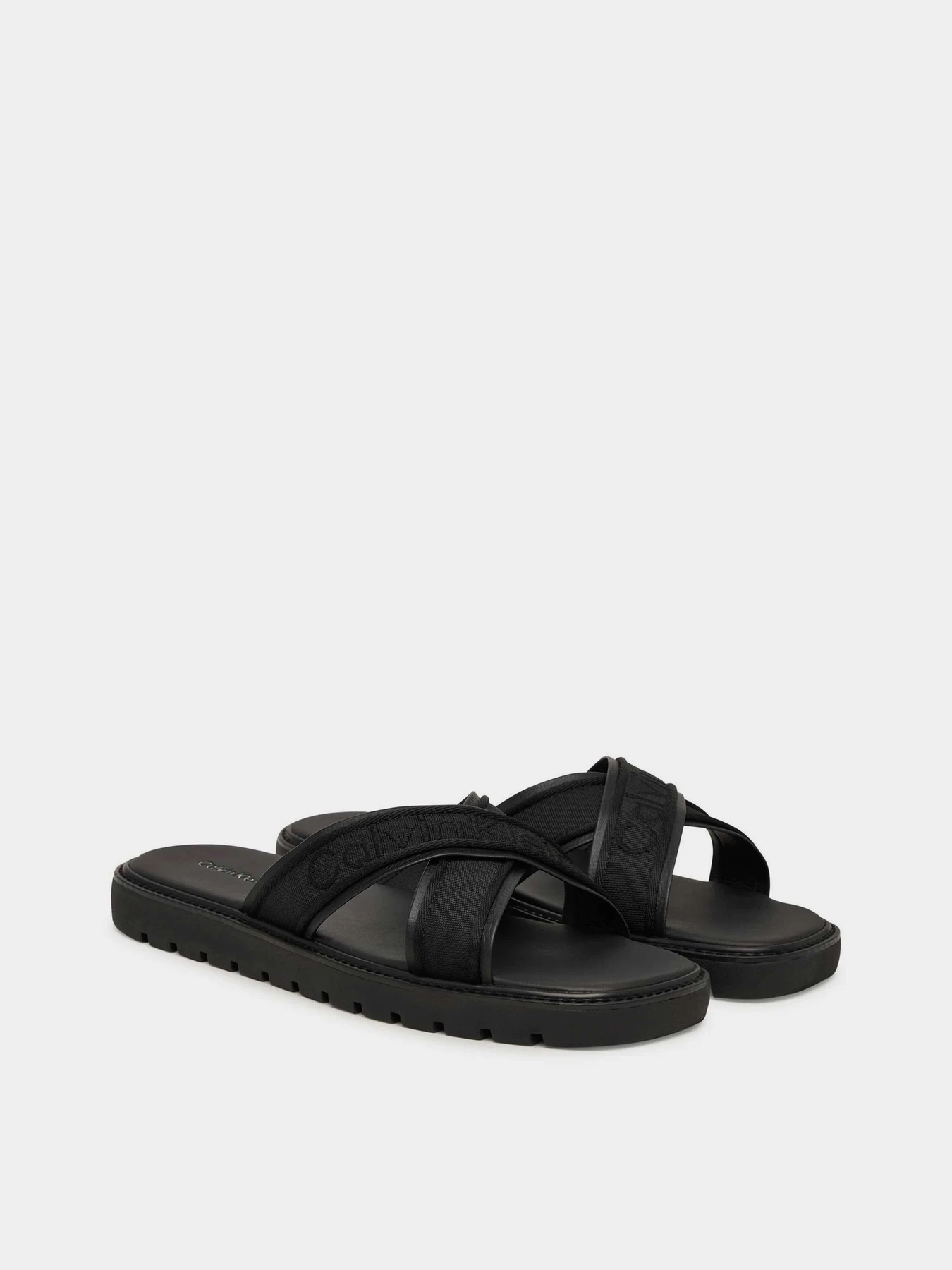 Шлёпанцы Calvin Klein SQ MOLDED SANDAL XCROSS WB модель HM0HM02101-0GJ Шлёпанцы Calvin Klein SQ MOLDED SANDAL XCROSS WB модель HM0HM02101-0GJ Фото