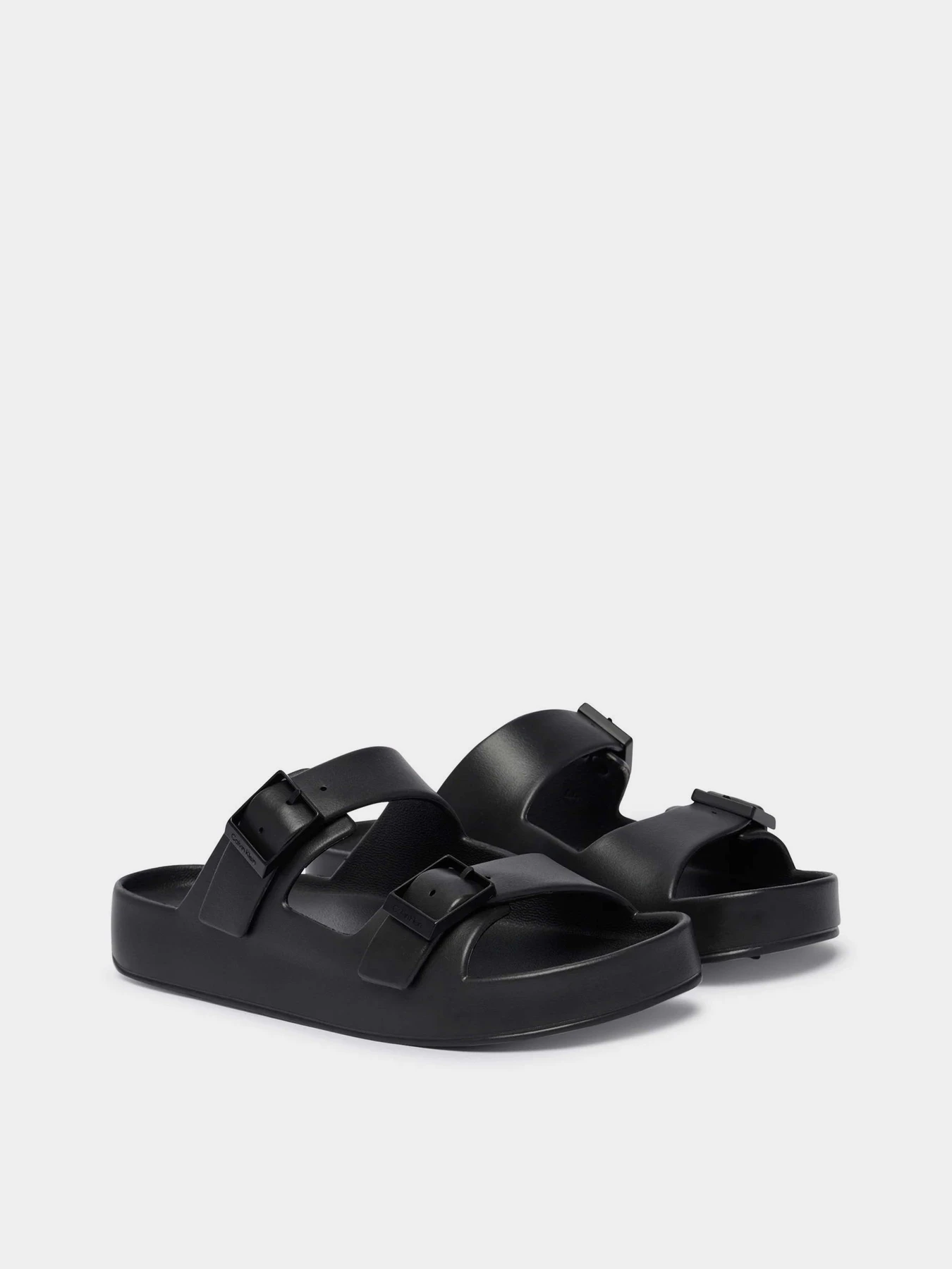 Шлёпанцы Calvin Klein ERGON EVA DOUBLE BAR SANDAL модель HM0HM02116-0GJ Фото