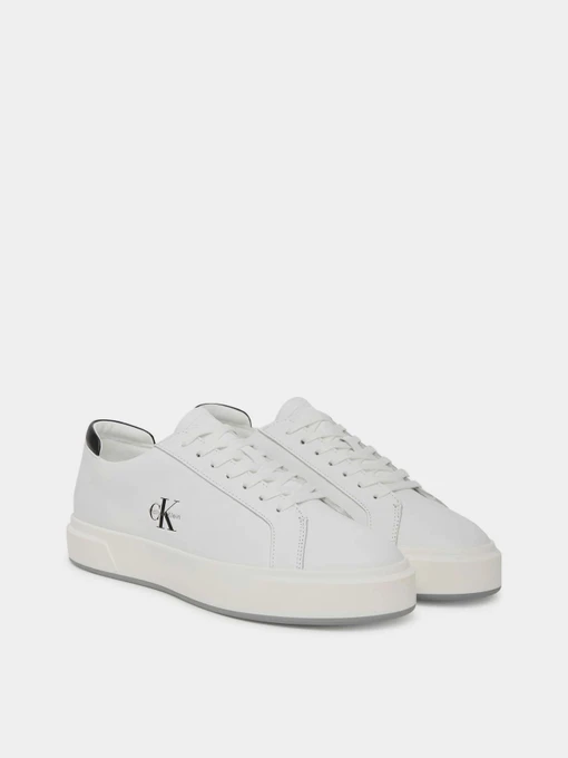 Шкіряні Чоловічі Кеди низькі Calvin Klein BASKET CUPSOLE LACEUP LTH ML фото 2