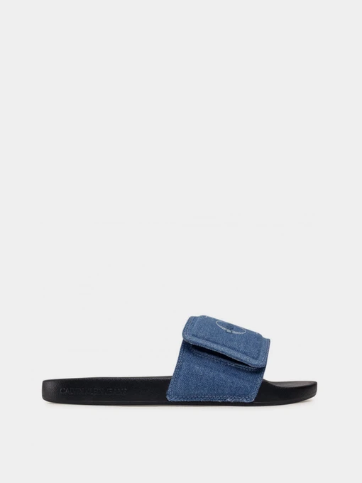 Шльопанці Calvin Klein Slide Velcro модель YM0YM00064-0G2 Фото