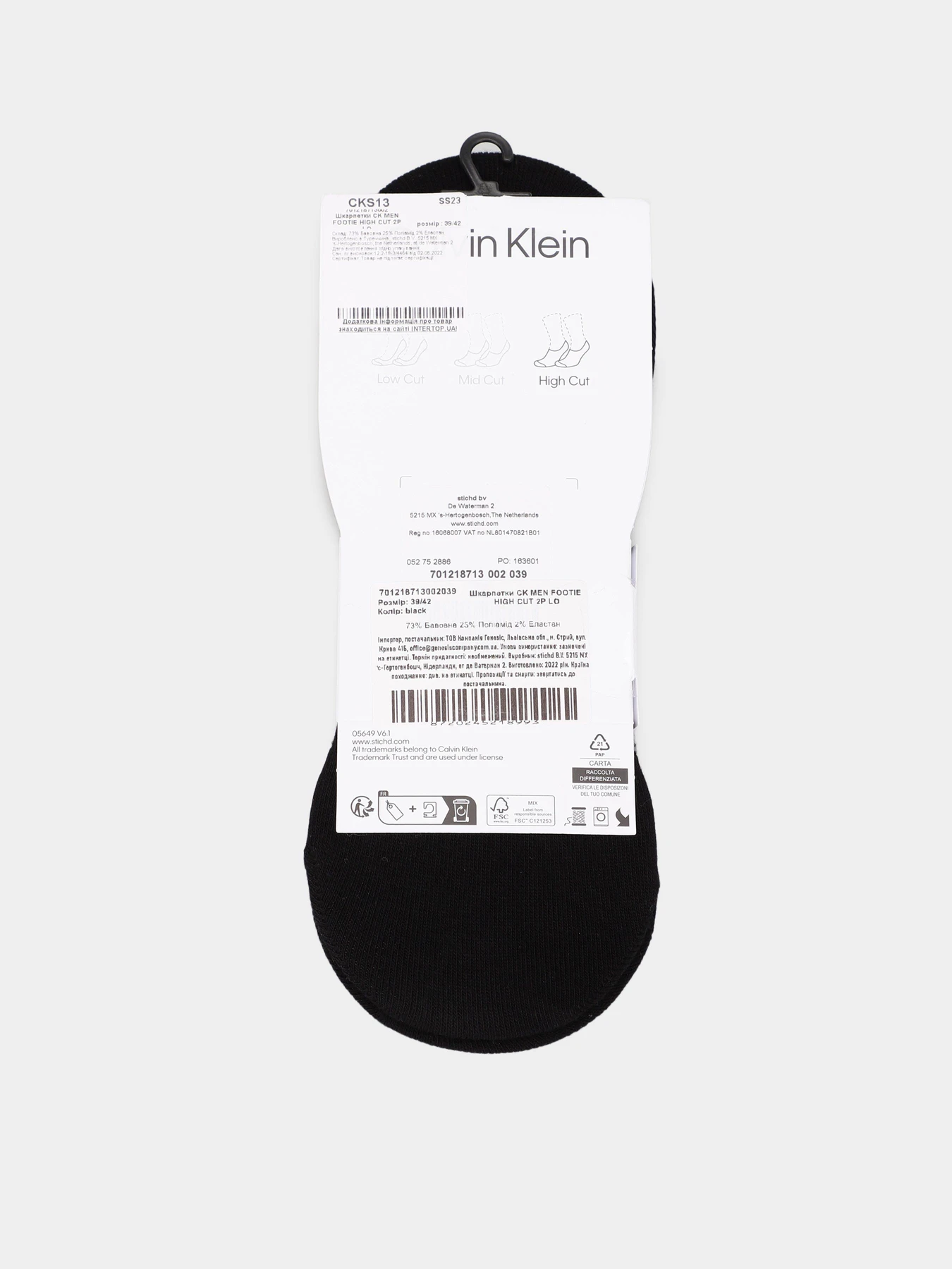 Носки и гольфы Calvin Klein модель 701218713002 Фото
