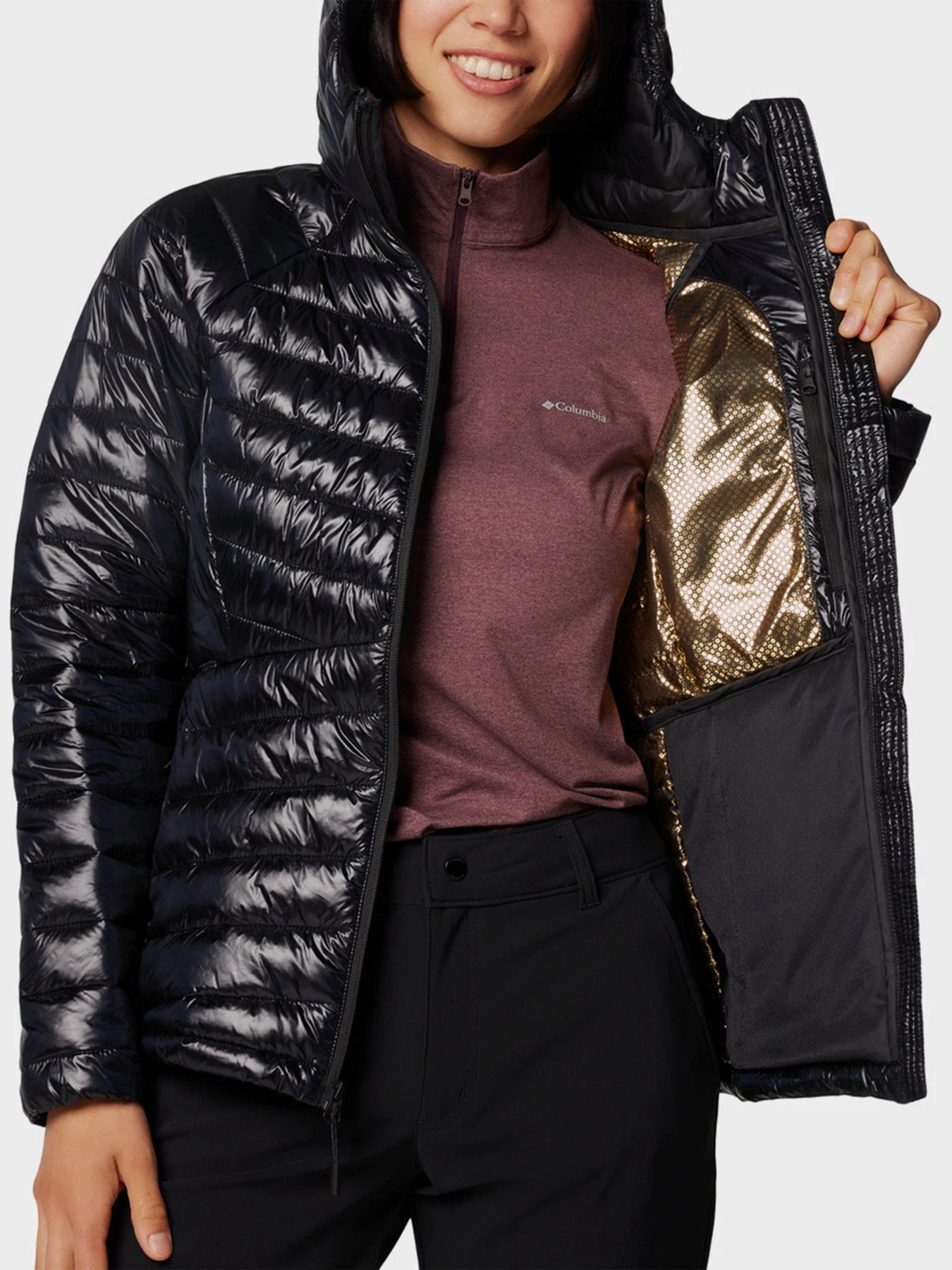 Куртки и дубленки Columbia LABYRINTH LOOP™ II HOODED модель 2089331-010 Фото