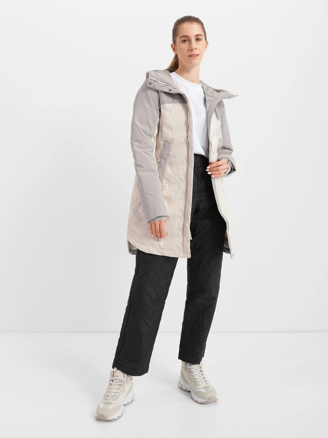 Куртки и дубленки Columbia Mountain Croo Long Down Jacket модель 1915311-191 Фото