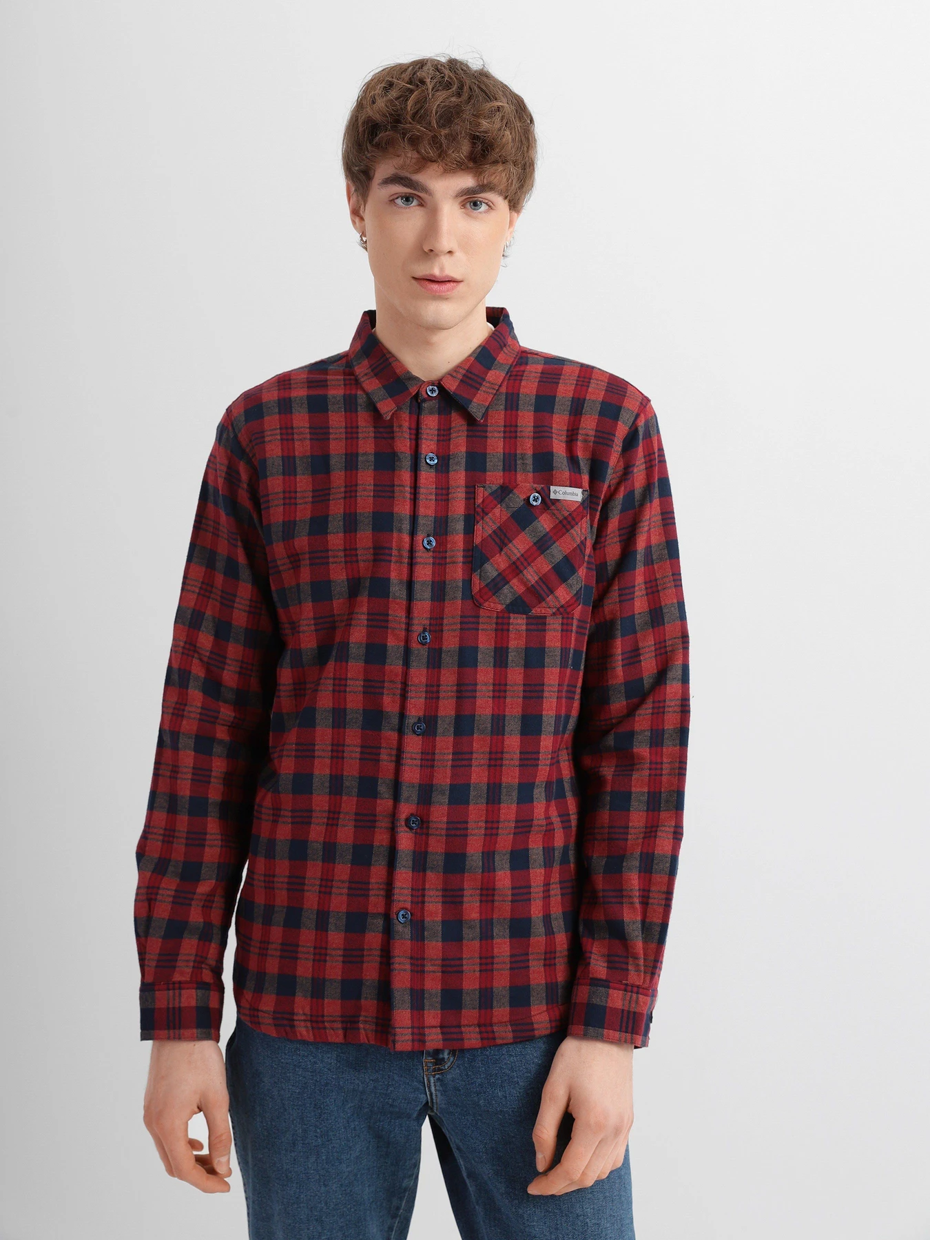Рубашки Columbia Cornell Woods Fleece Lined Flannel модель 1954241-464 Фото