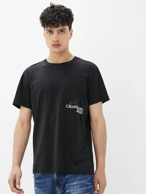 Футболки і поло Calvin Klein Jeans модель J30J317507_BEH Фото