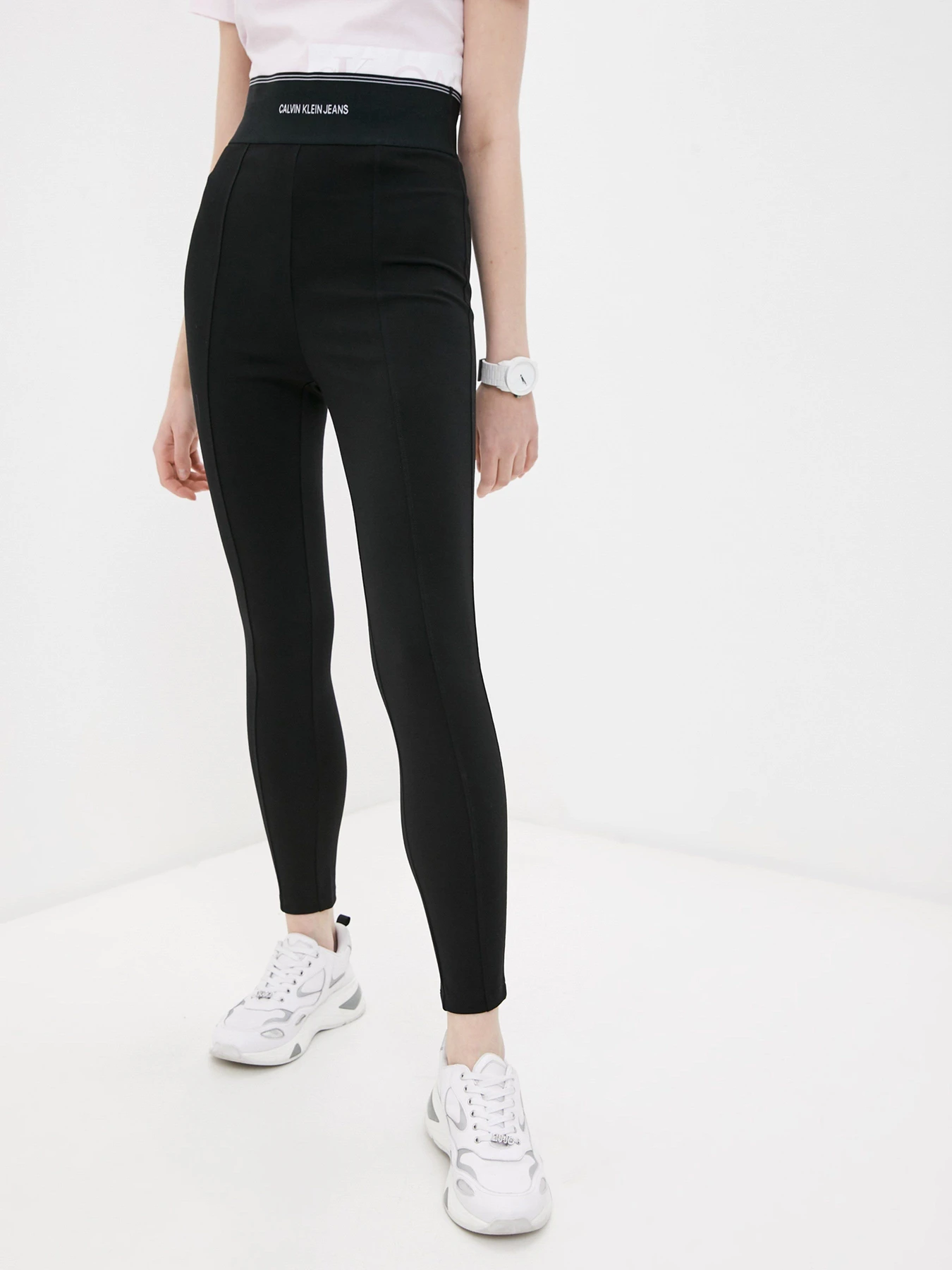Брюки Calvin Klein Jeans модель J20J215548_BEH Фото