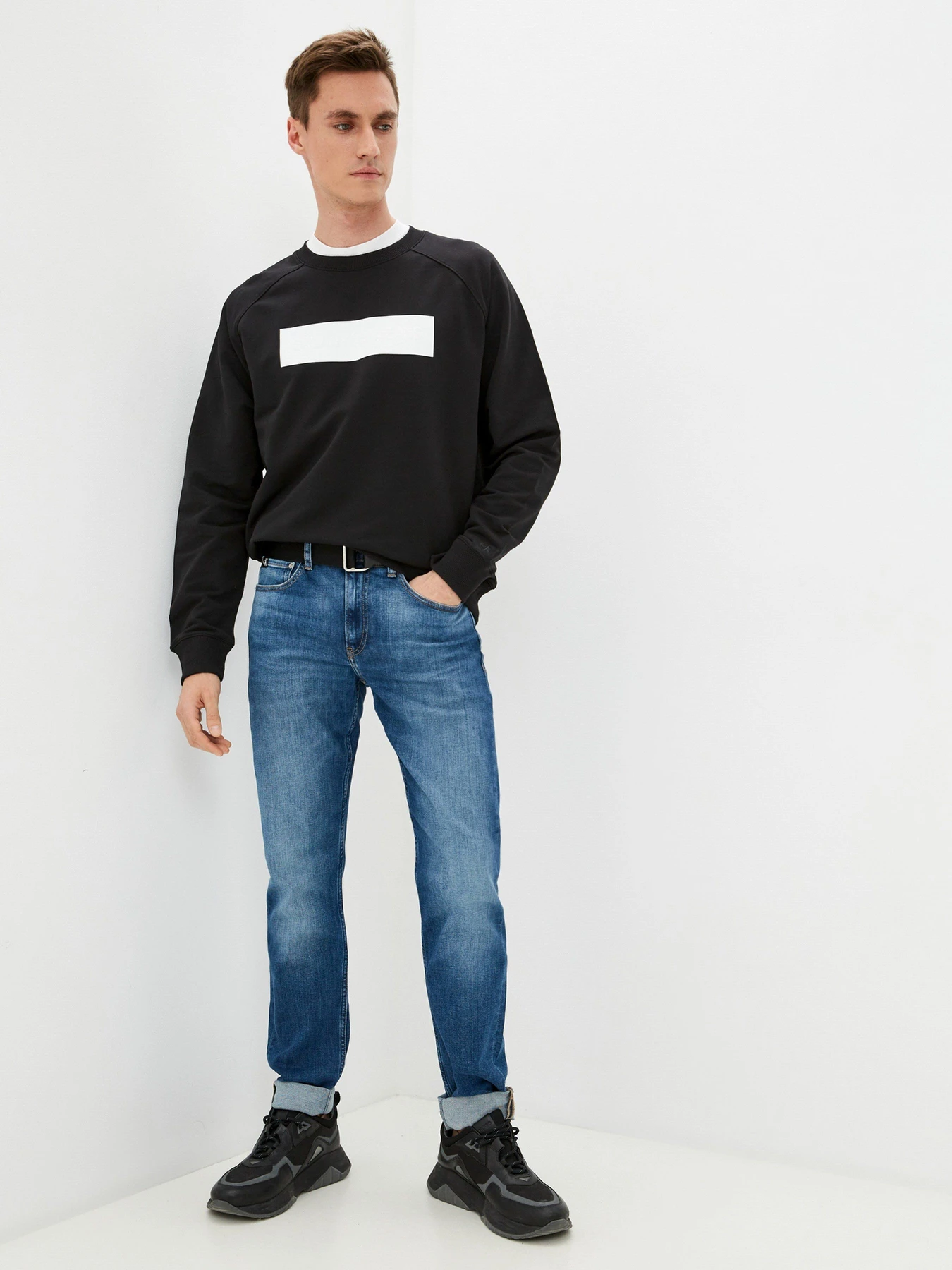 Худи и свитшоты Calvin Klein Jeans модель J30J318170_BEH Фото