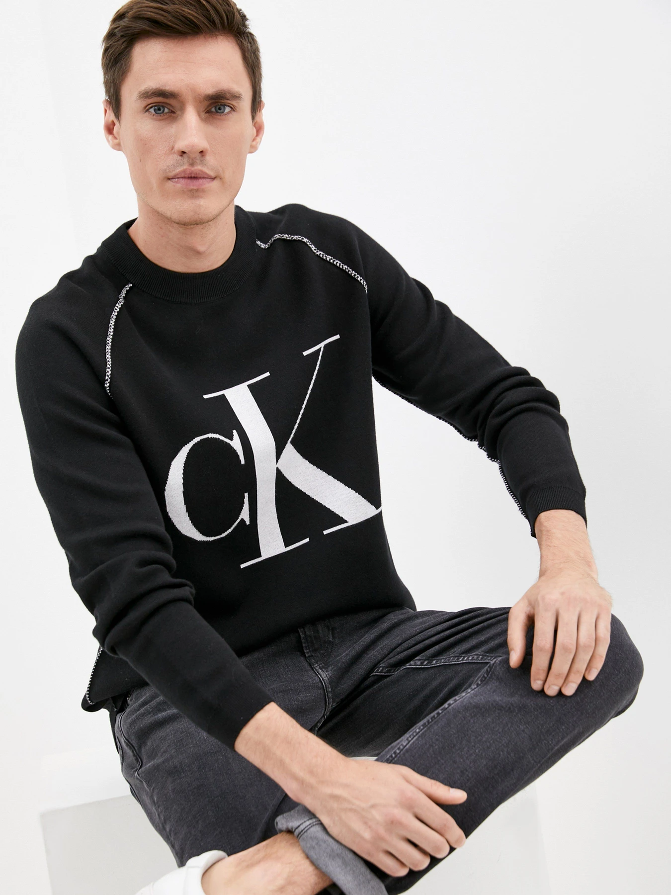 Худі та світшоти Calvin Klein Jeans модель J30J318187_BEH Фото