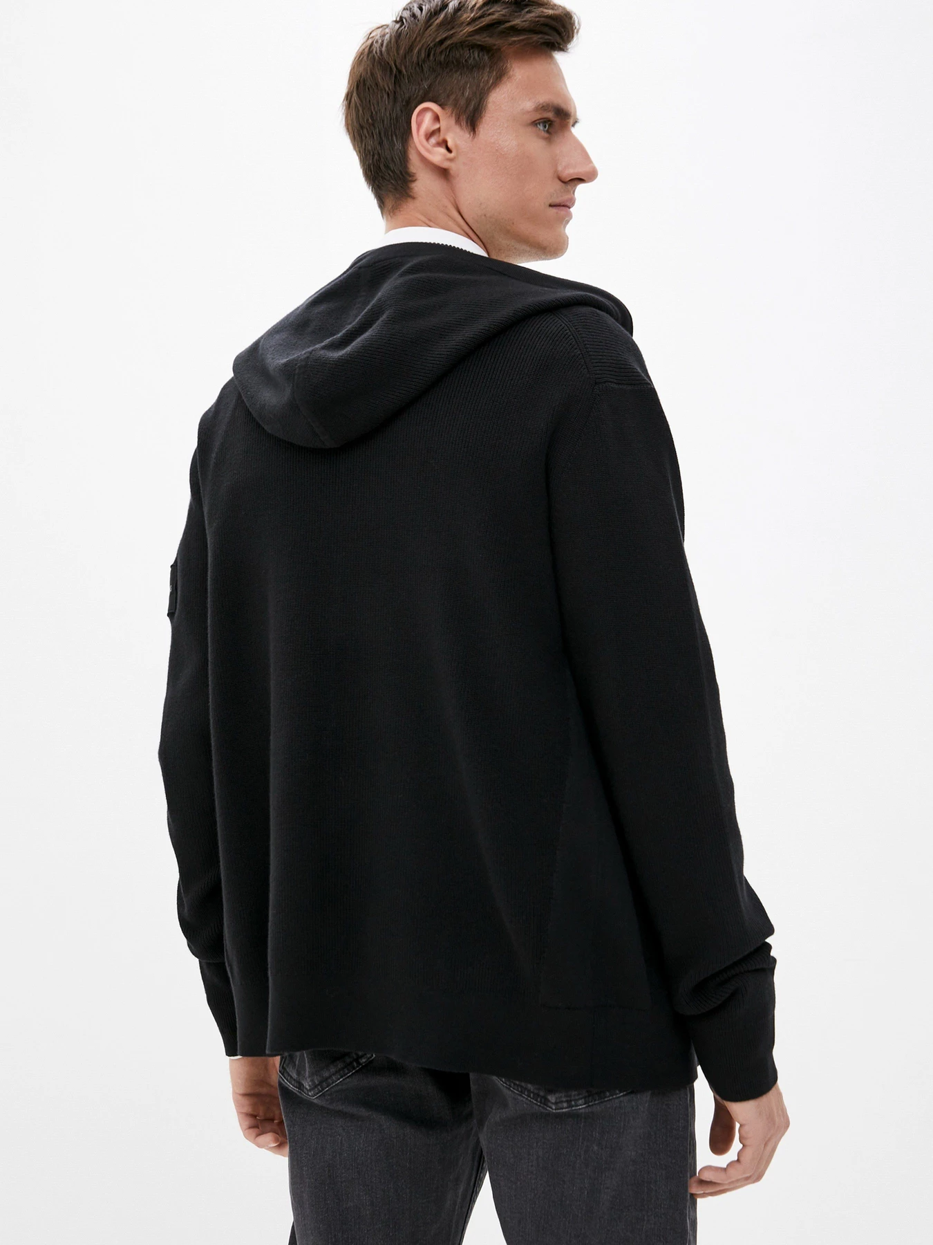 Худи и свитшоты Calvin Klein Jeans модель J30J318400_BEH Худи и свитшоты Calvin Klein Jeans модель J30J318400_BEH Фото