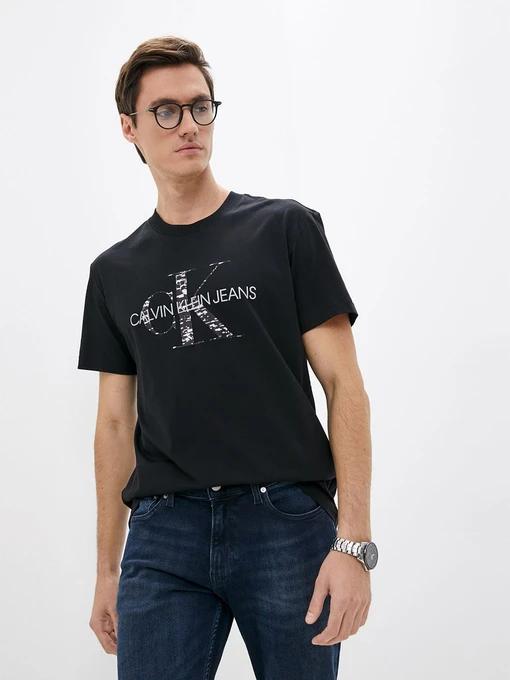 Футболки и поло Calvin Klein Jeans модель J30J318723_BEH Фото