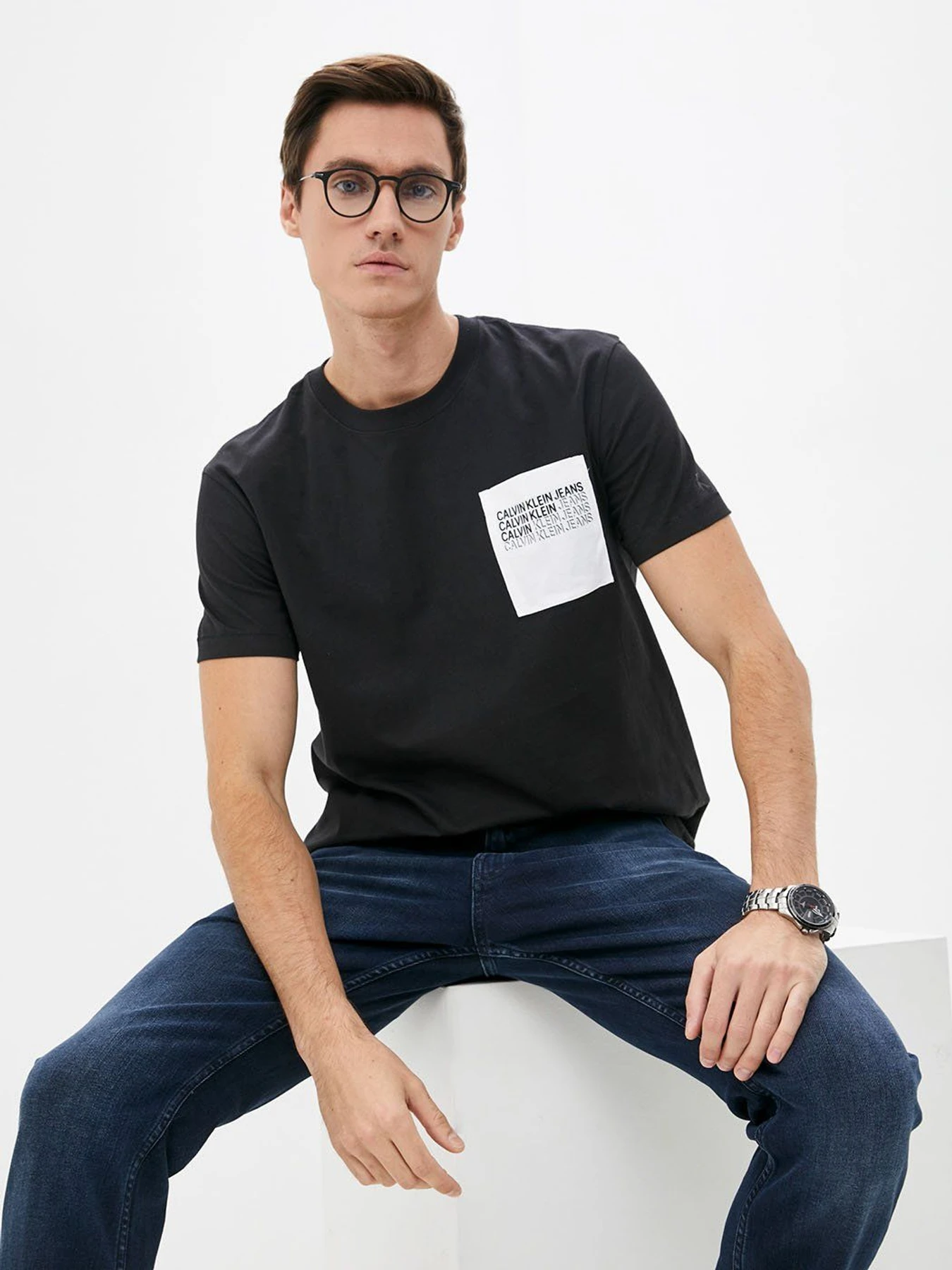 Футболки и поло Calvin Klein Jeans модель J30J319293_BEH Футболки и поло Calvin Klein Jeans модель J30J319293_BEH Фото