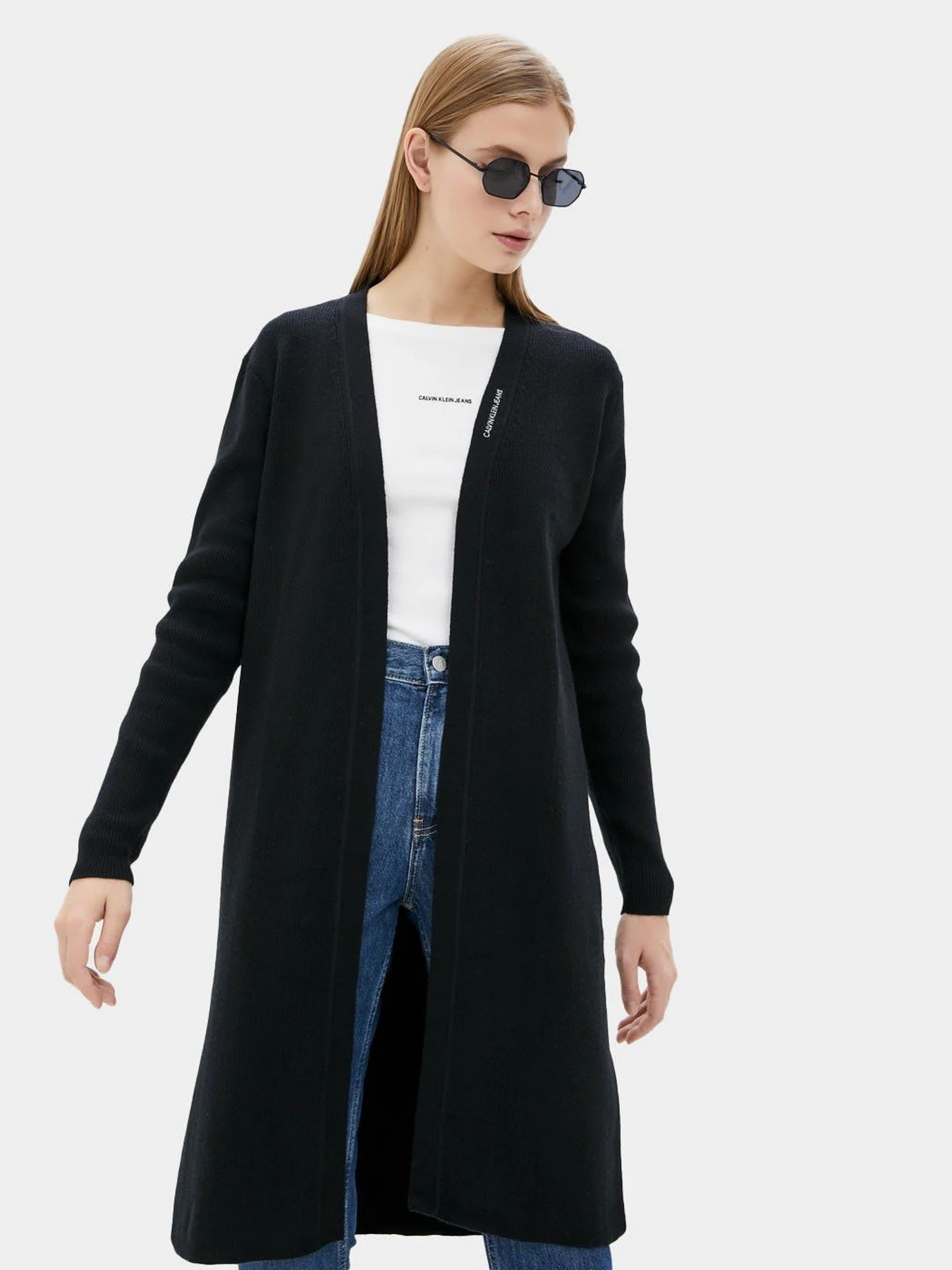 Свитры и кардиганы Calvin Klein Jeans модель J20J216600_BEH Свитры и кардиганы Calvin Klein Jeans модель J20J216600_BEH Фото