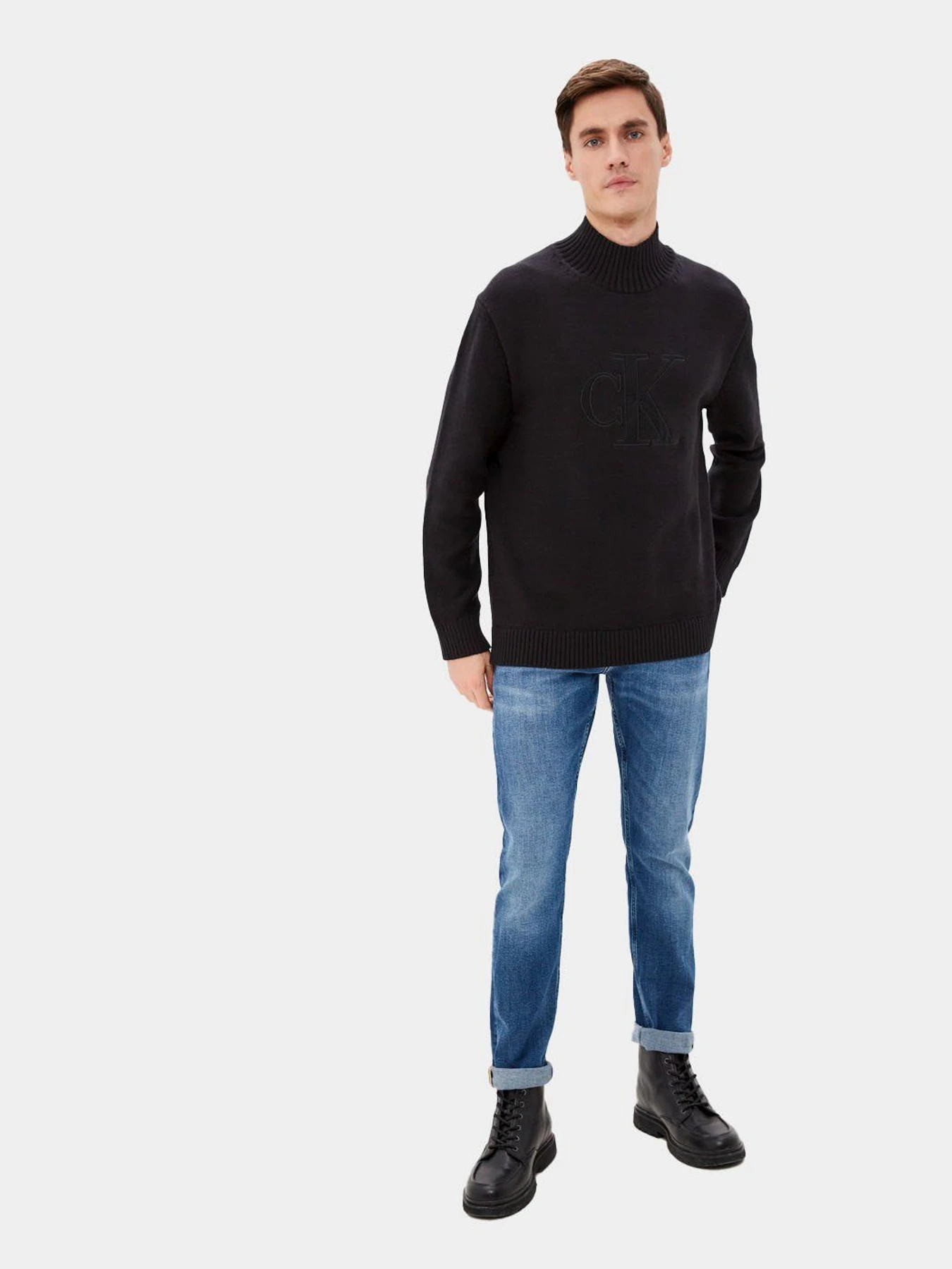 Джинсы Calvin Klein Jeans Slim модель J30J318976_1BJ Джинсы Calvin Klein Jeans Slim модель J30J318976_1BJ Фото