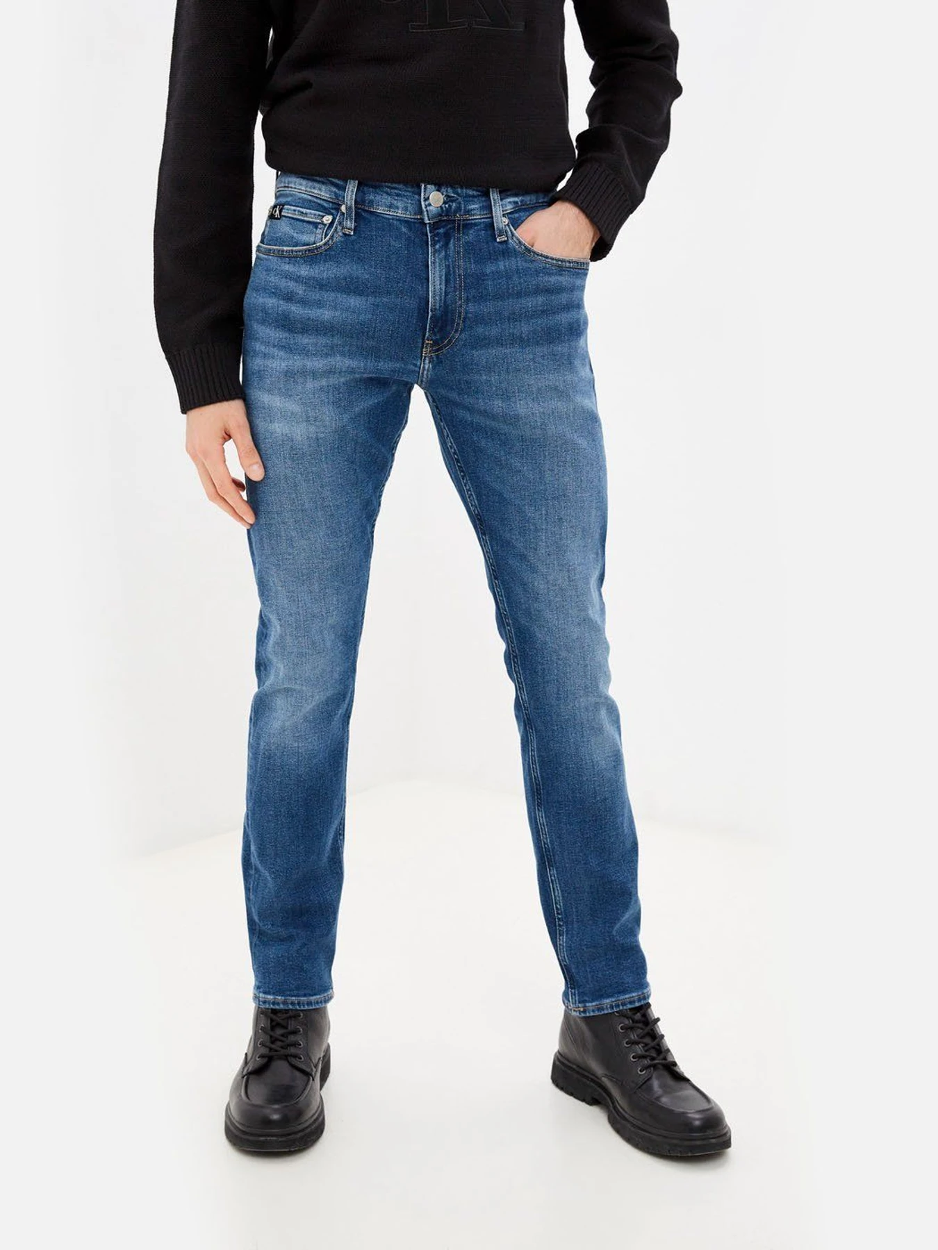 Джинсы Calvin Klein Jeans Slim модель J30J318976_1BJ Джинсы Calvin Klein Jeans Slim модель J30J318976_1BJ Фото
