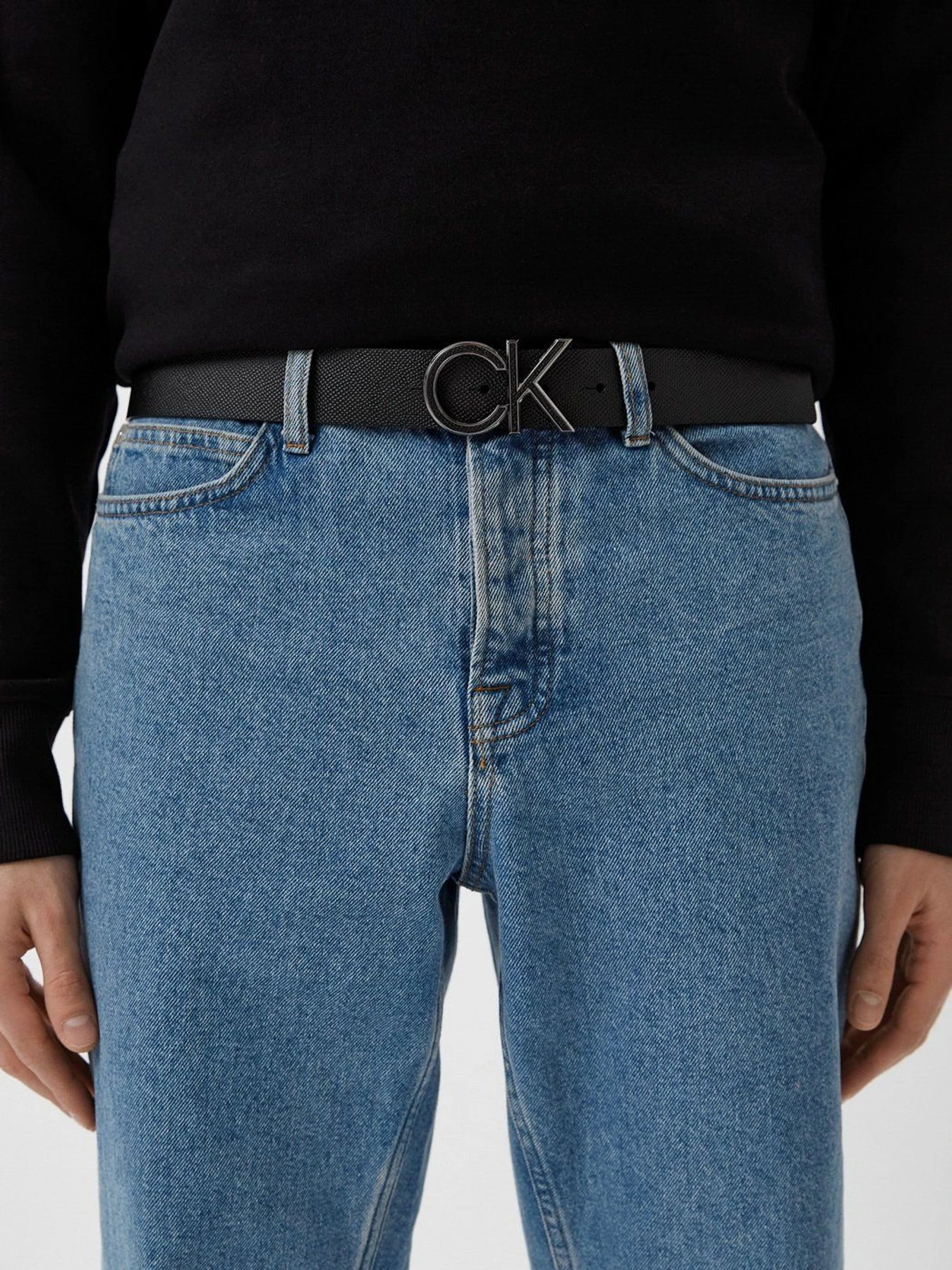 Ремни Calvin Klein Jeans модель K50K507847_BAX Ремни Calvin Klein Jeans модель K50K507847_BAX Фото