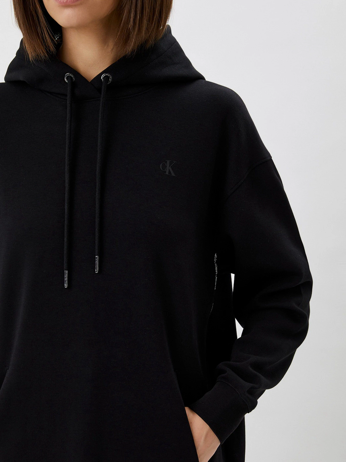 Платья Calvin Klein Jeans Side Repeat Logo Hoodie Dress модель J20J217915_BEH Фото