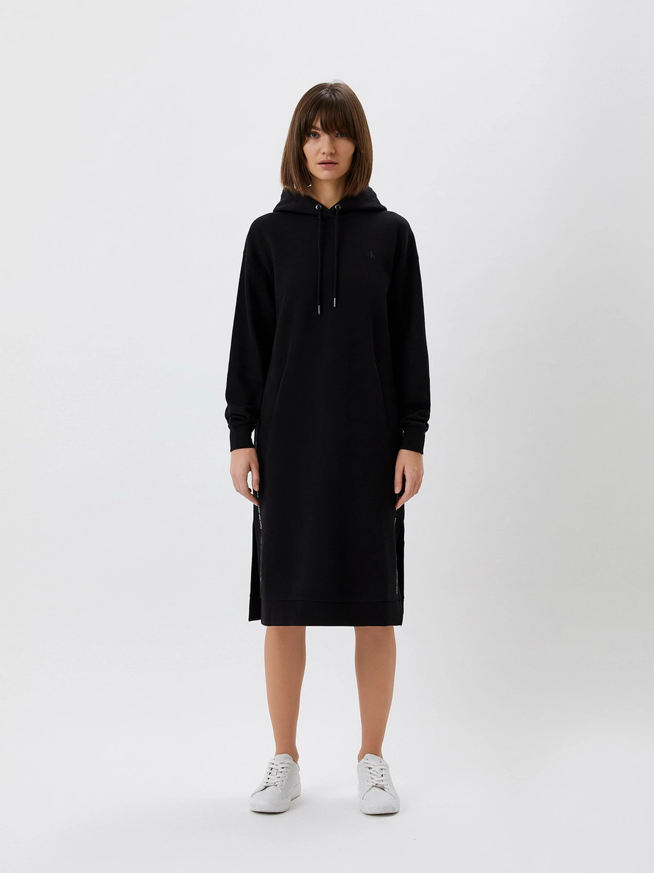 Платья Calvin Klein Jeans Side Repeat Logo Hoodie Dress модель J20J217915_BEH Фото