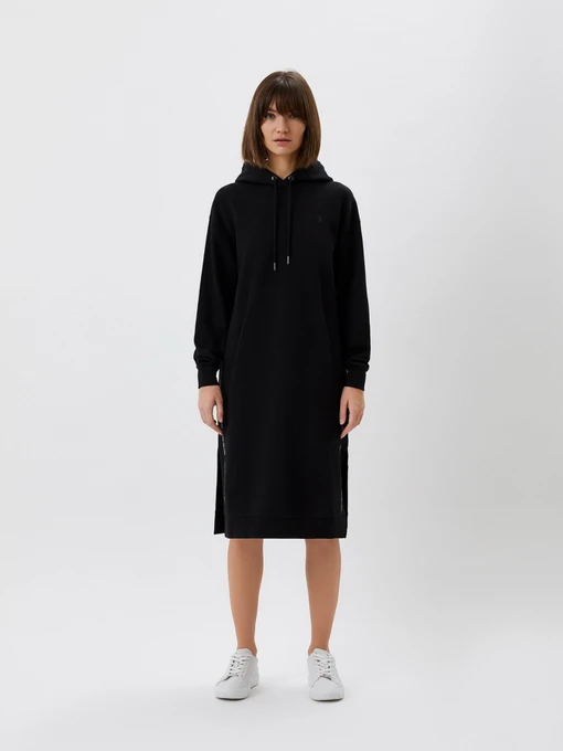 Платья Calvin Klein Jeans Side Repeat Logo Hoodie Dress модель J20J217915_BEH Фото