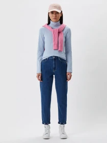 Свитры и кардиганы Calvin Klein Jeans Micro Branding Ls Roll Neck модель J20J216784_C1U Фото