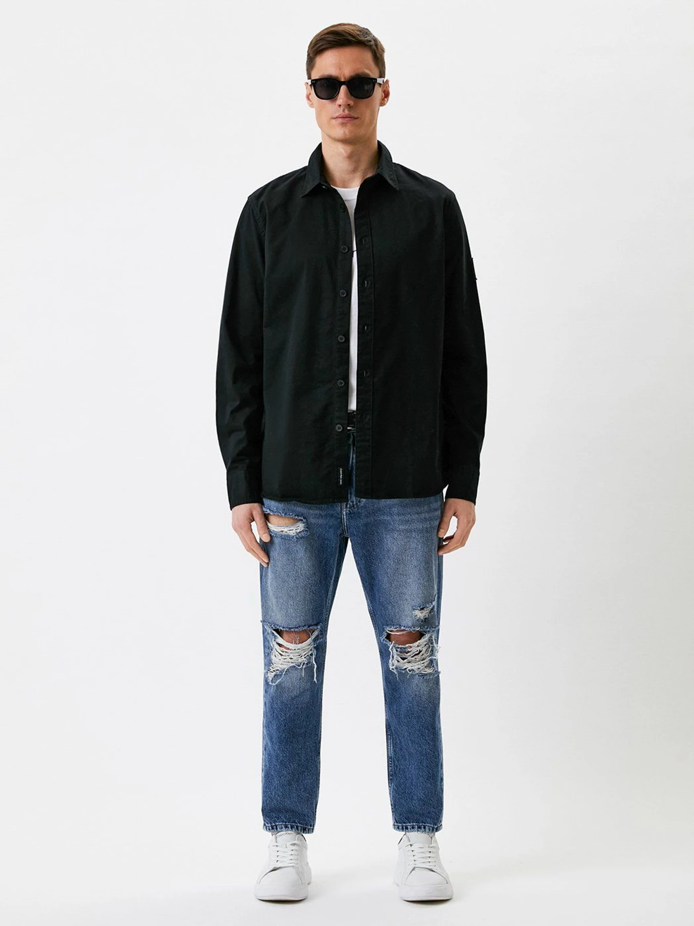 Рубашки Calvin Klein Jeans модель J30J319666_BEH Фото