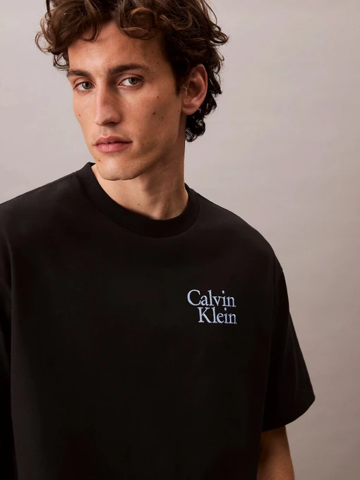 Бавовняна Чоловіча Футболка Calvin Klein Jeans фото 2