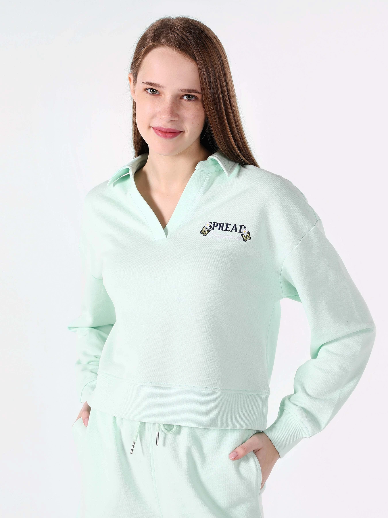 Худи и свитшоты Colin’s модель CL1063333MGR Фото