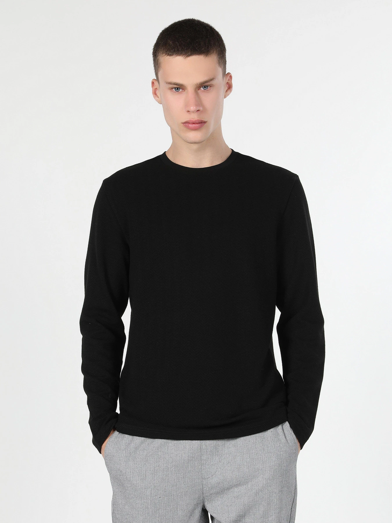 Худи и свитшоты Colin’s модель CL1060482BLK Худи и свитшоты Colin’s модель CL1060482BLK Фото