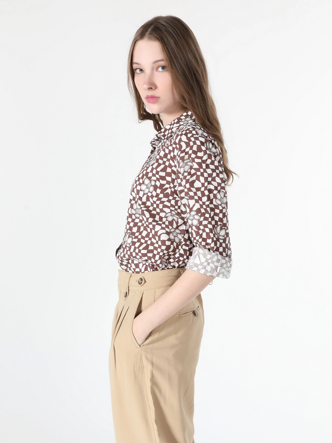 Сорочки Colin’s модель CL1061050BRW Фото