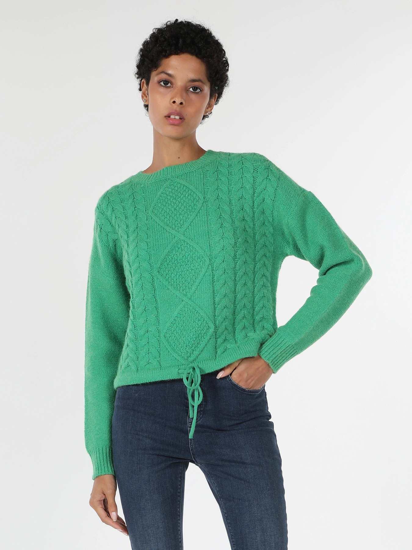 Свитры и кардиганы Colin’s модель CL1061103GRN Свитры и кардиганы Colin’s модель CL1061103GRN Фото