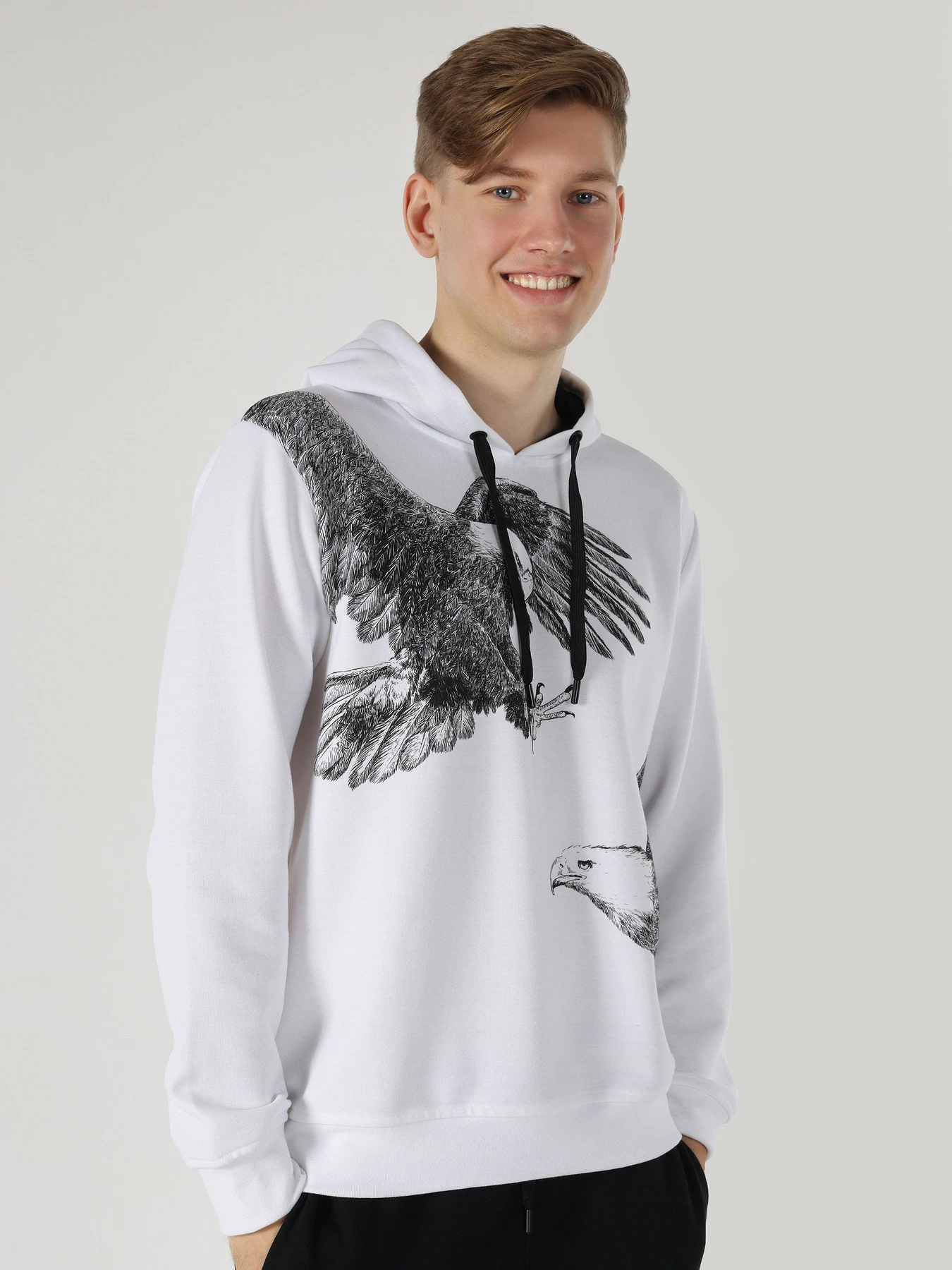 Худи и свитшоты Colin’s модель CL1061757WHT Фото