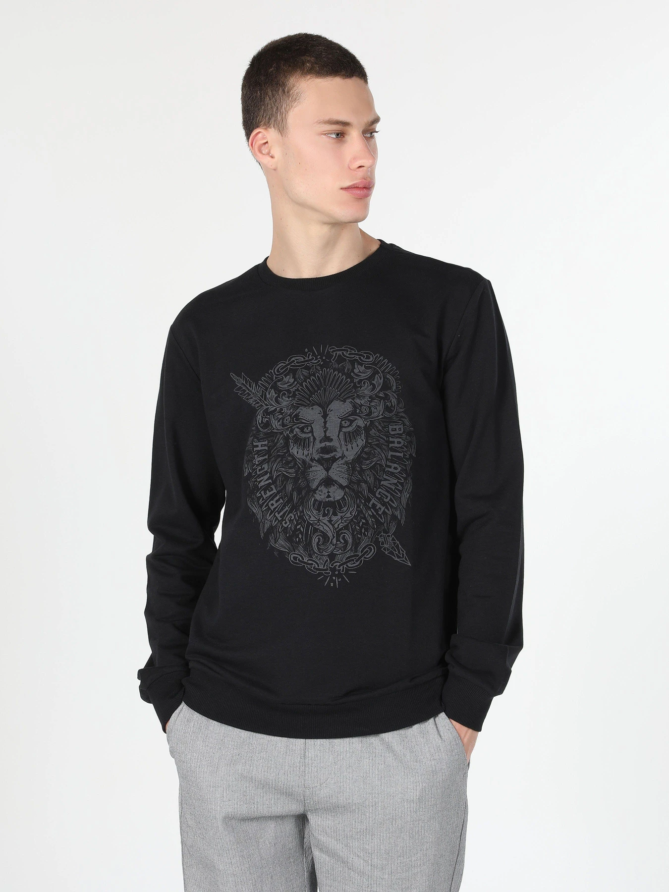 Худи и свитшоты Colin’s модель CL1060119BLK Худи и свитшоты Colin’s модель CL1060119BLK Фото