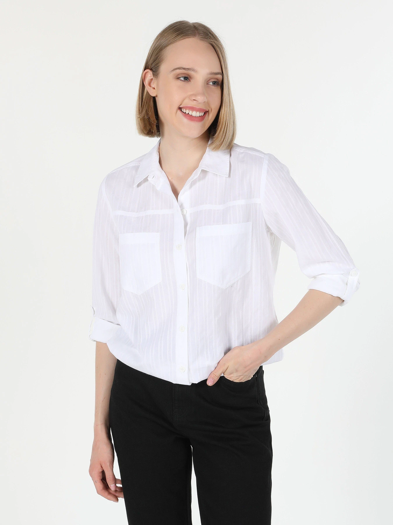 Рубашки Colin’s модель CL1060165WHT Фото