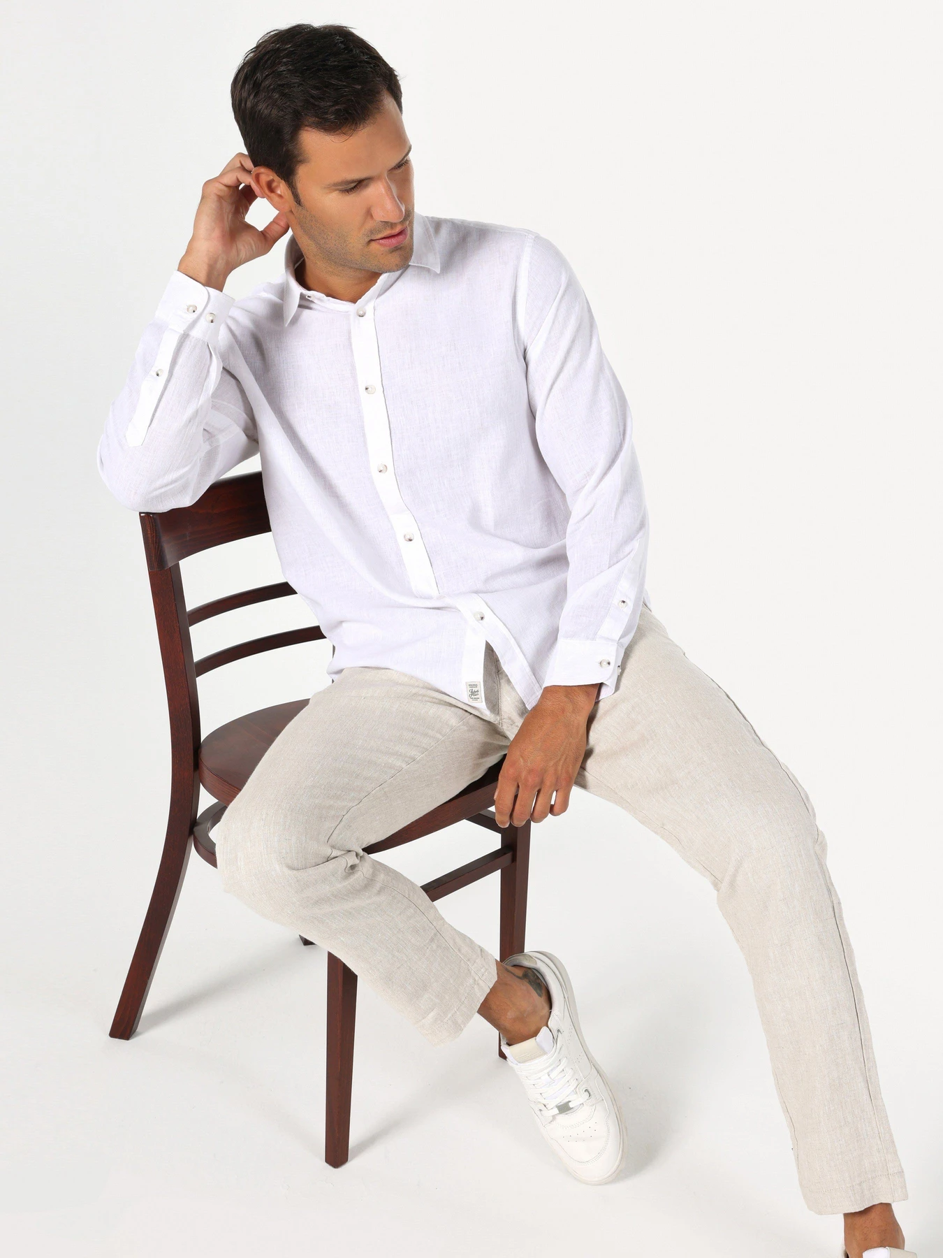 Рубашки Colin’s модель CL1063686WHT Рубашки Colin’s модель CL1063686WHT Фото