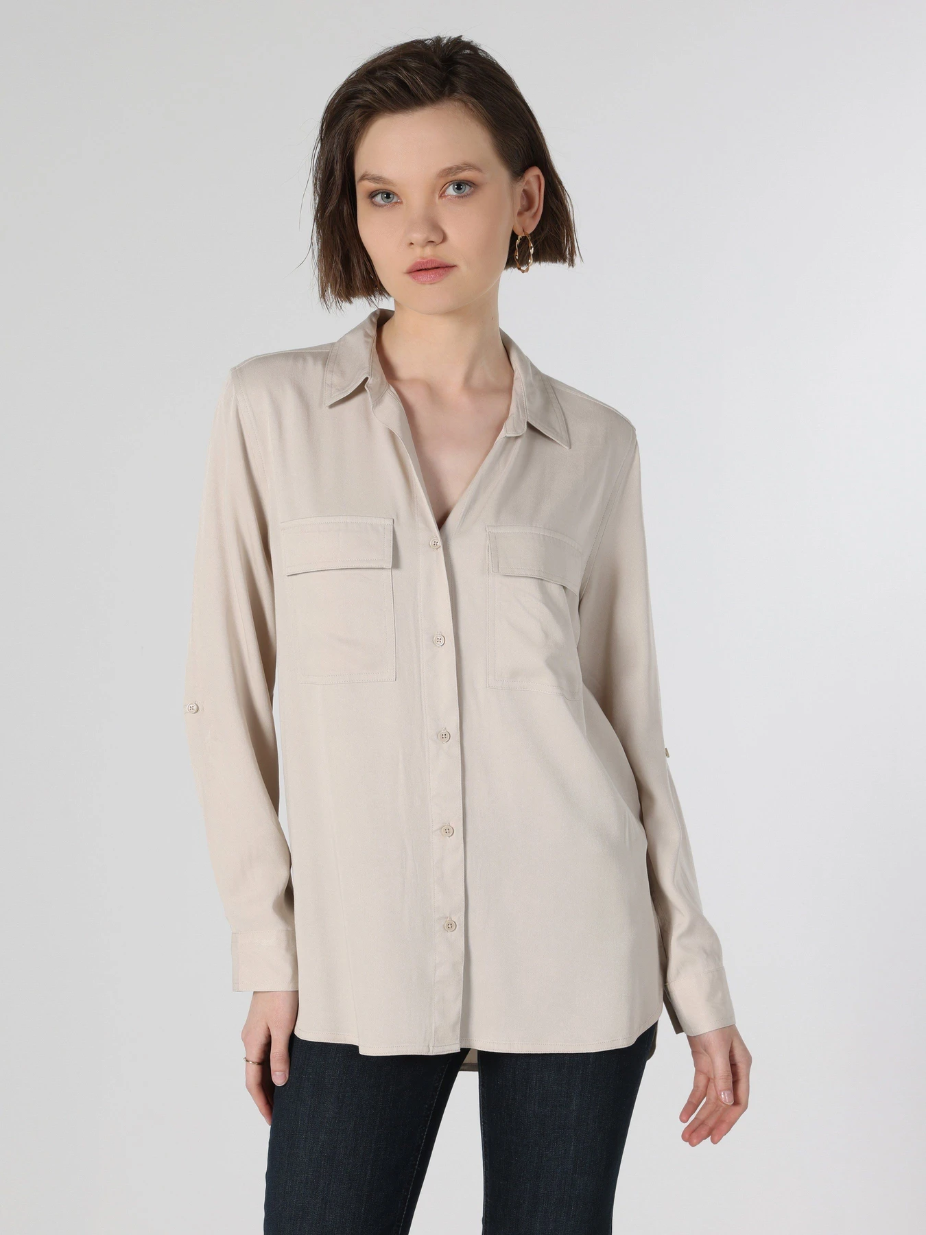 Сорочки Colin’s модель CL1053348BEI Сорочки Colin’s модель CL1053348BEI Фото