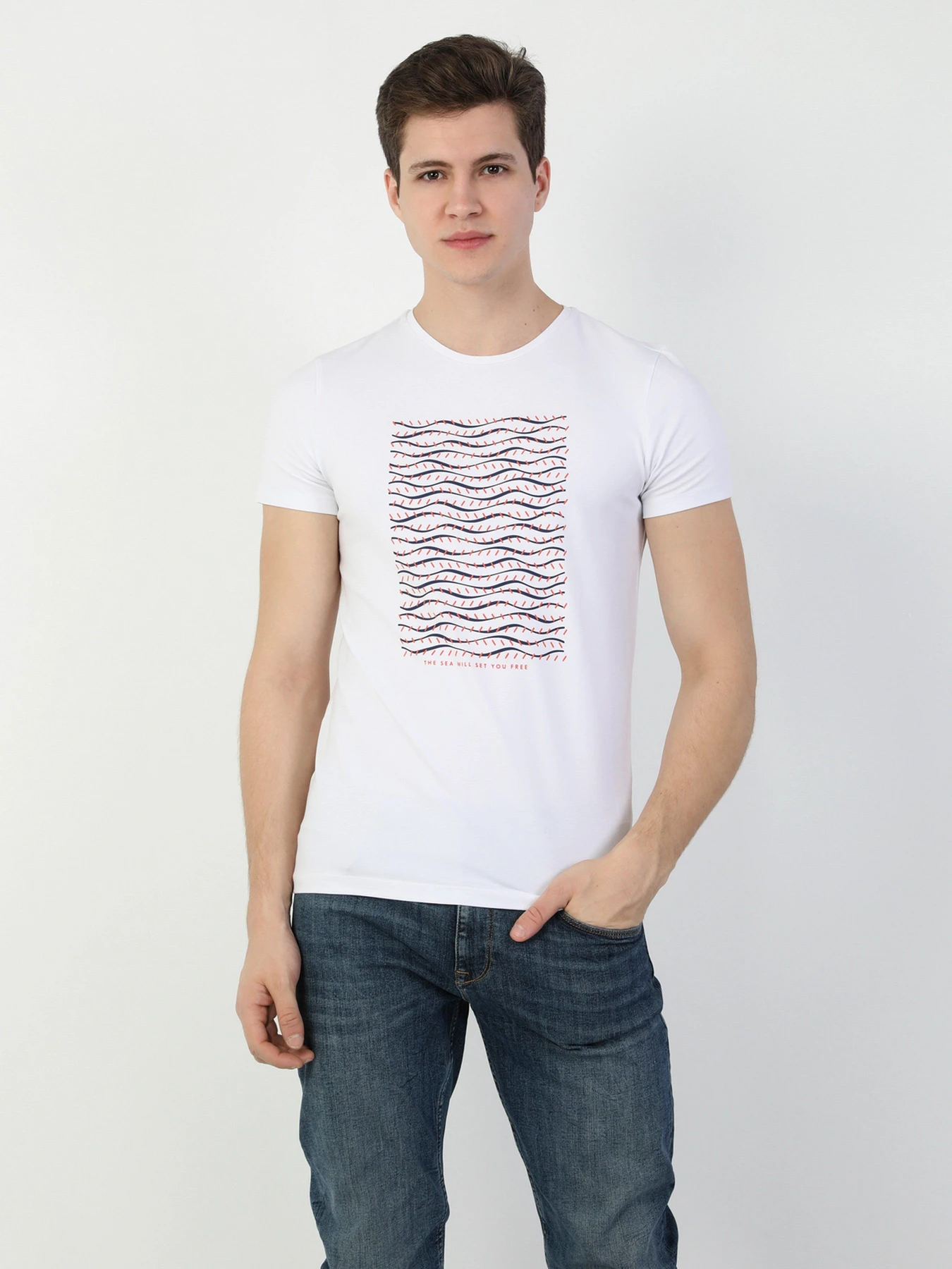 Футболки і поло Colin’s модель CL1047682WHT Футболки і поло Colin’s модель CL1047682WHT Фото