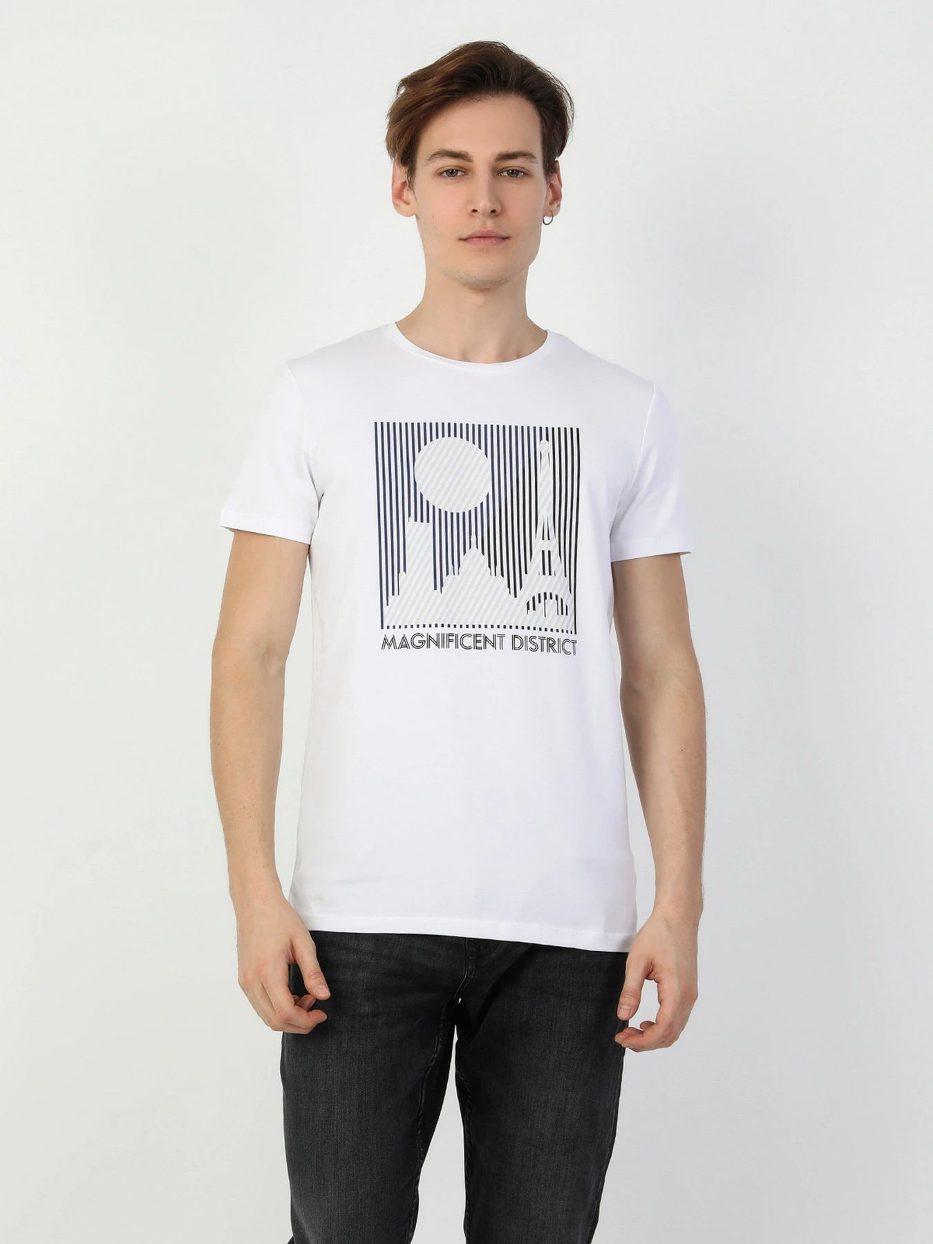 Футболки і поло Colin’s модель CL1048136WHT Футболки і поло Colin’s модель CL1048136WHT Фото