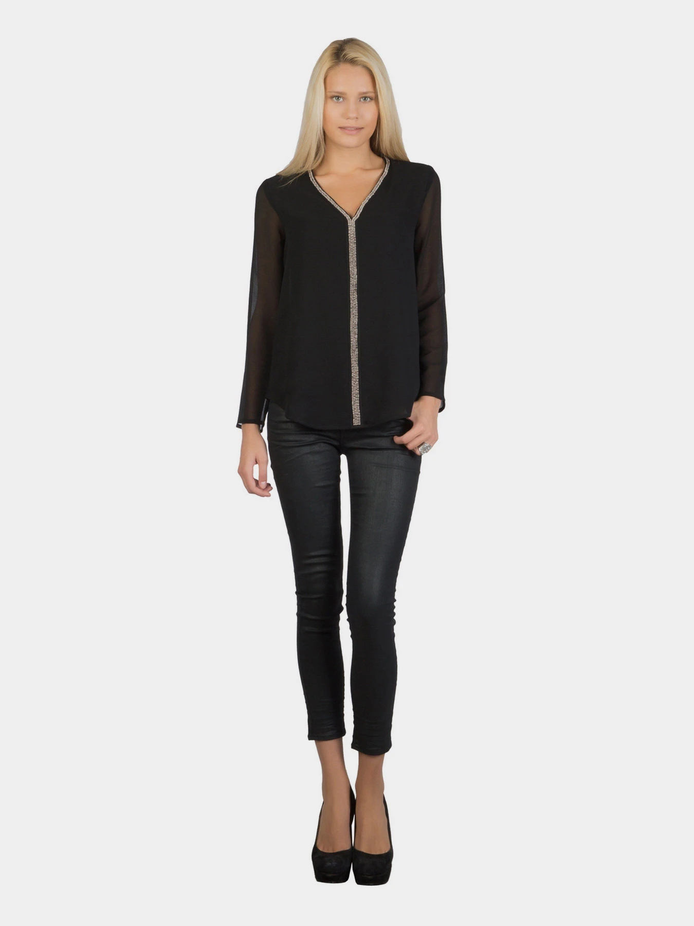 Сорочки Colin’s модель CL1017365BLK Сорочки Colin’s модель CL1017365BLK Фото