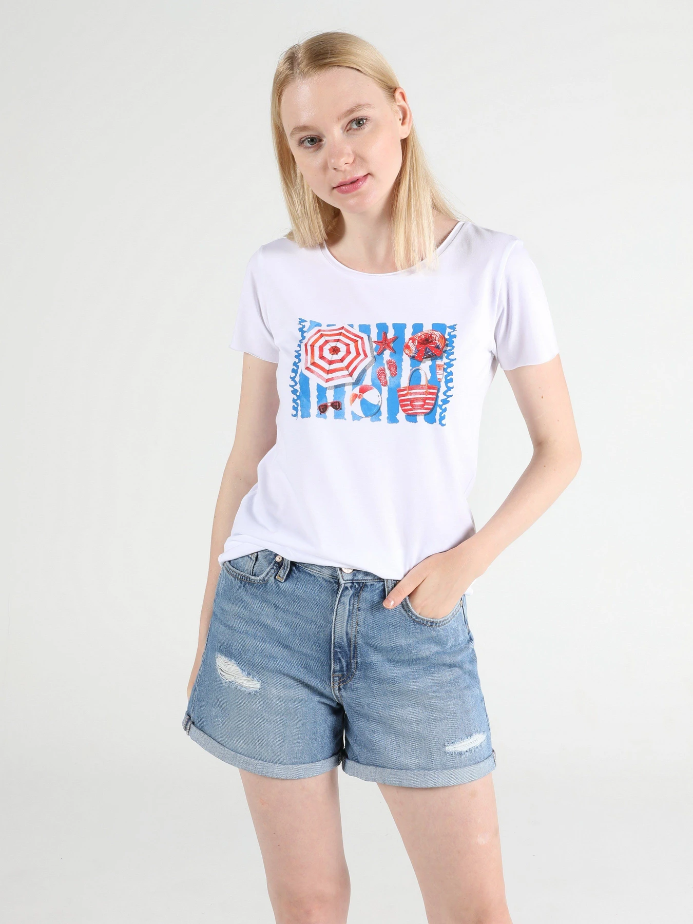 Футболки і поло Colin’s модель CL1051363WHT Футболки і поло Colin’s модель CL1051363WHT Фото
