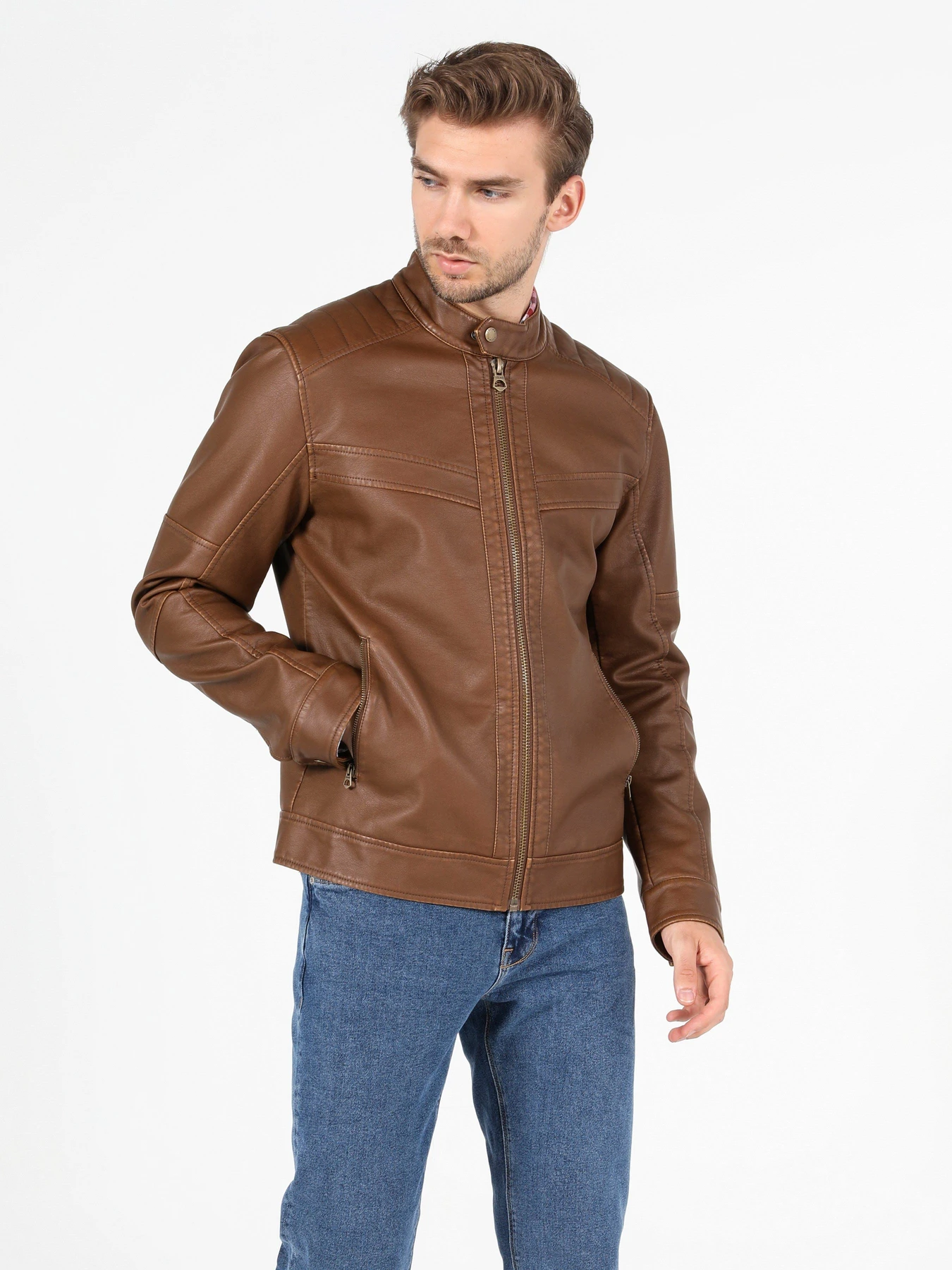 Куртки та дублянки Colin’s модель CL1050093BRW Куртки та дублянки Colin’s модель CL1050093BRW Фото