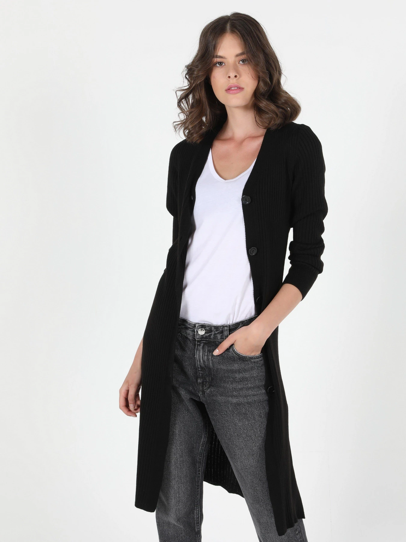Свитры и кардиганы Colin’s модель CL1050577BLK Свитры и кардиганы Colin’s модель CL1050577BLK Фото