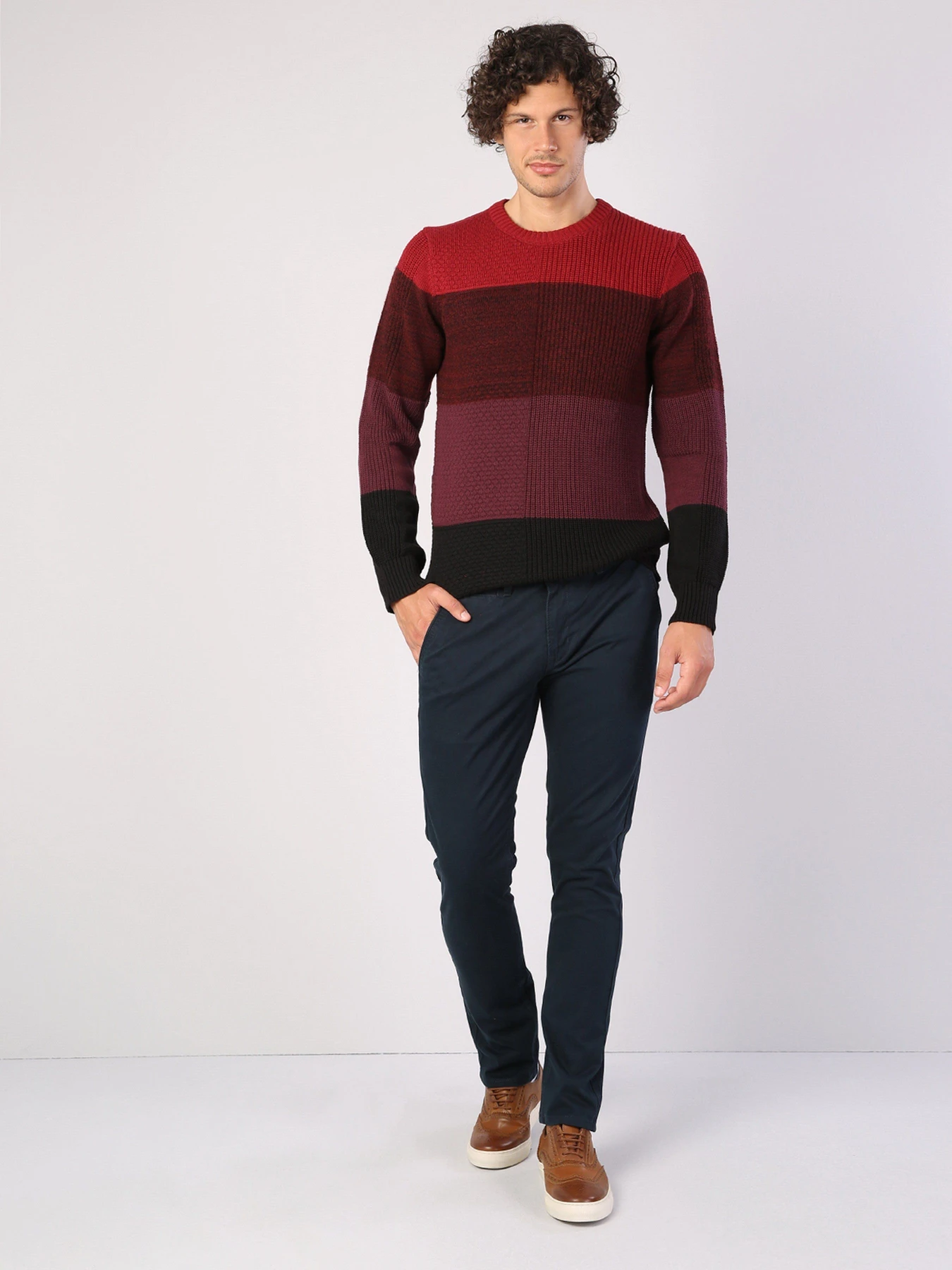 Свитры и кардиганы Colin’s модель CL1034858RED Фото