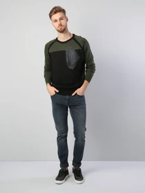Худи и свитшоты Colin’s модель CL1034890BLK Фото