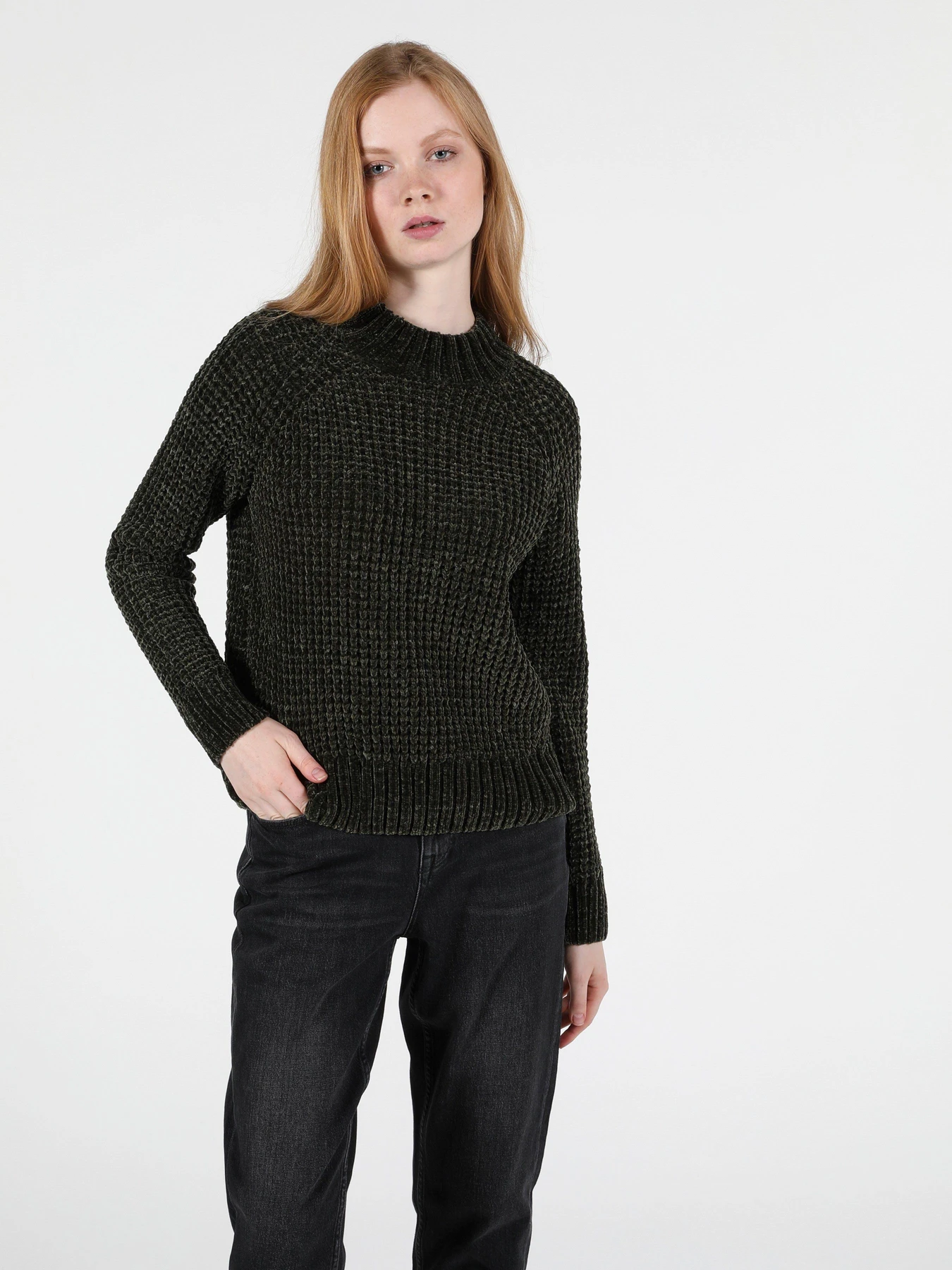 Свитры и кардиганы Colin’s модель CL1036479KHA Свитры и кардиганы Colin’s модель CL1036479KHA Фото