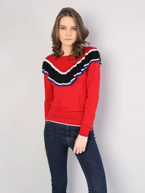 Свитры и кардиганы Colin’s модель CL1036817RED Фото